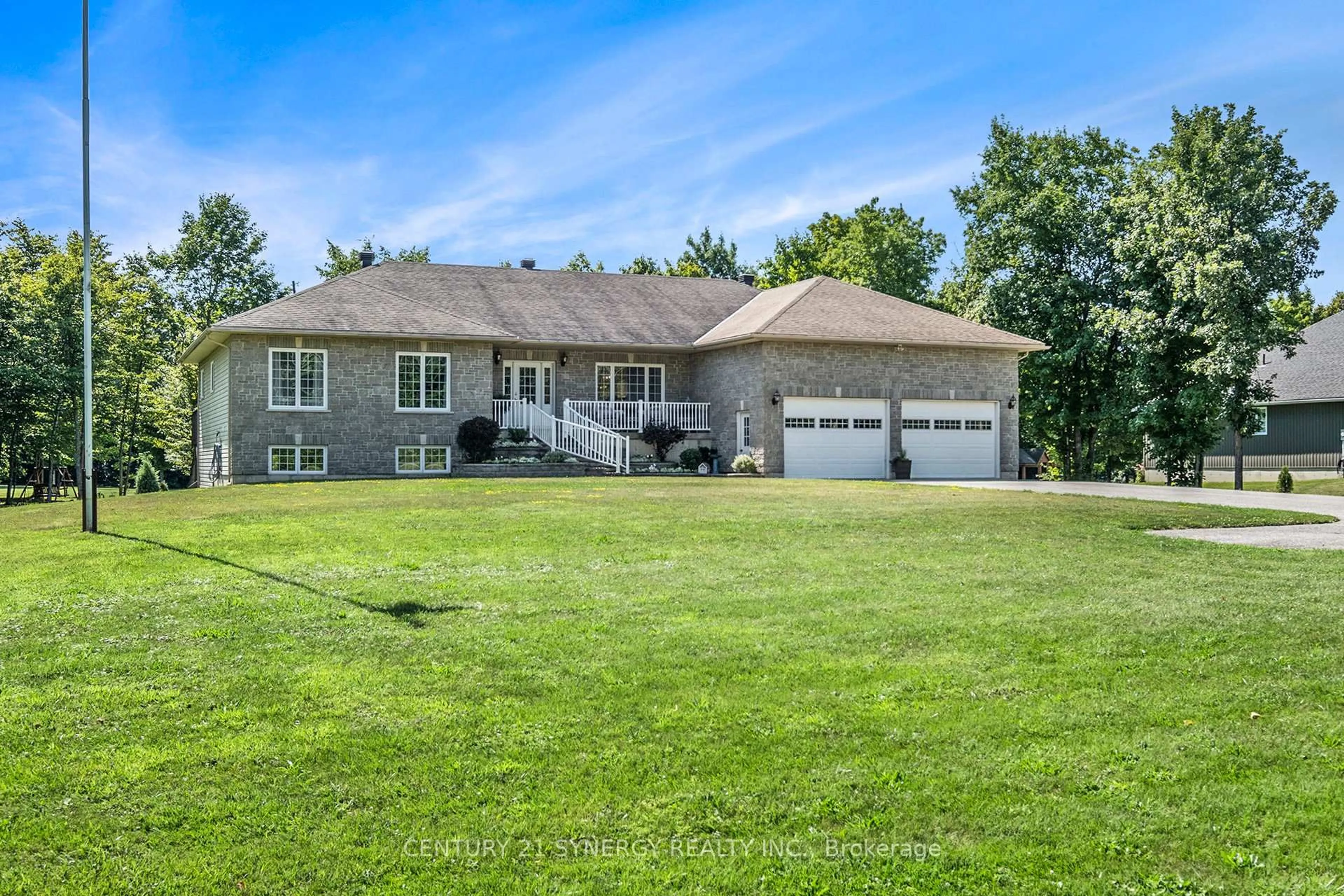 A pic from outside/outdoor area/front of a property/back of a property/a pic from drone, water/lake/river/ocean view for 151 Golf Club Rd, Rideau Lakes Ontario K7A 4S5