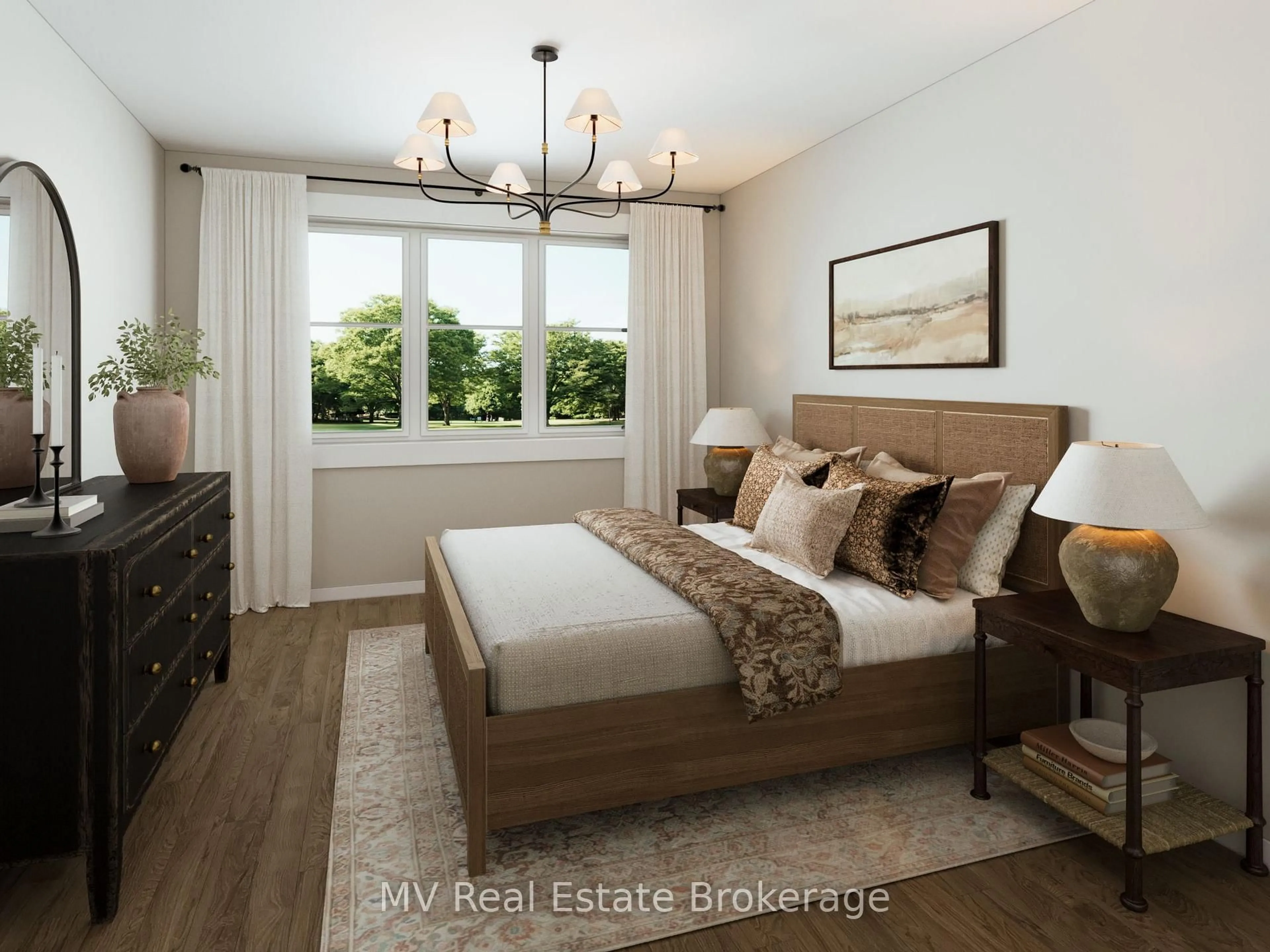 Bedroom with bed, unknown for 65 Quibell Lane, Centre Wellington Ontario N0B 1S0