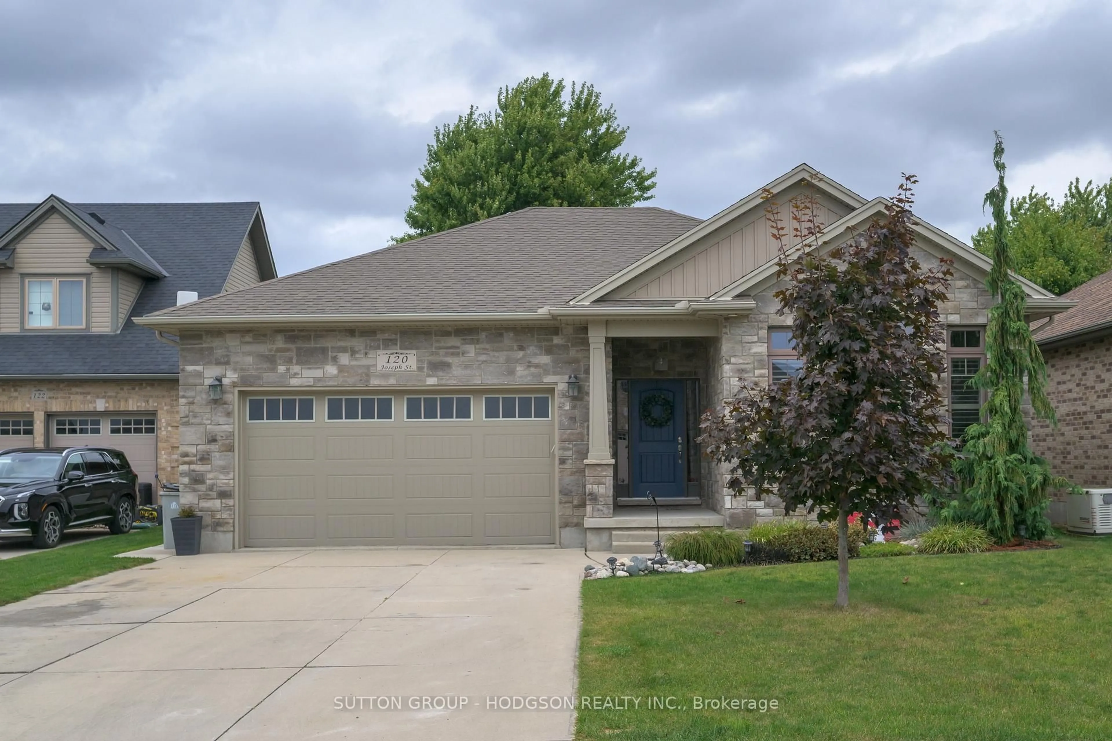 Home with brick exterior material, street for 120 Joseph St, Lucan Biddulph Ontario N0M 2J0