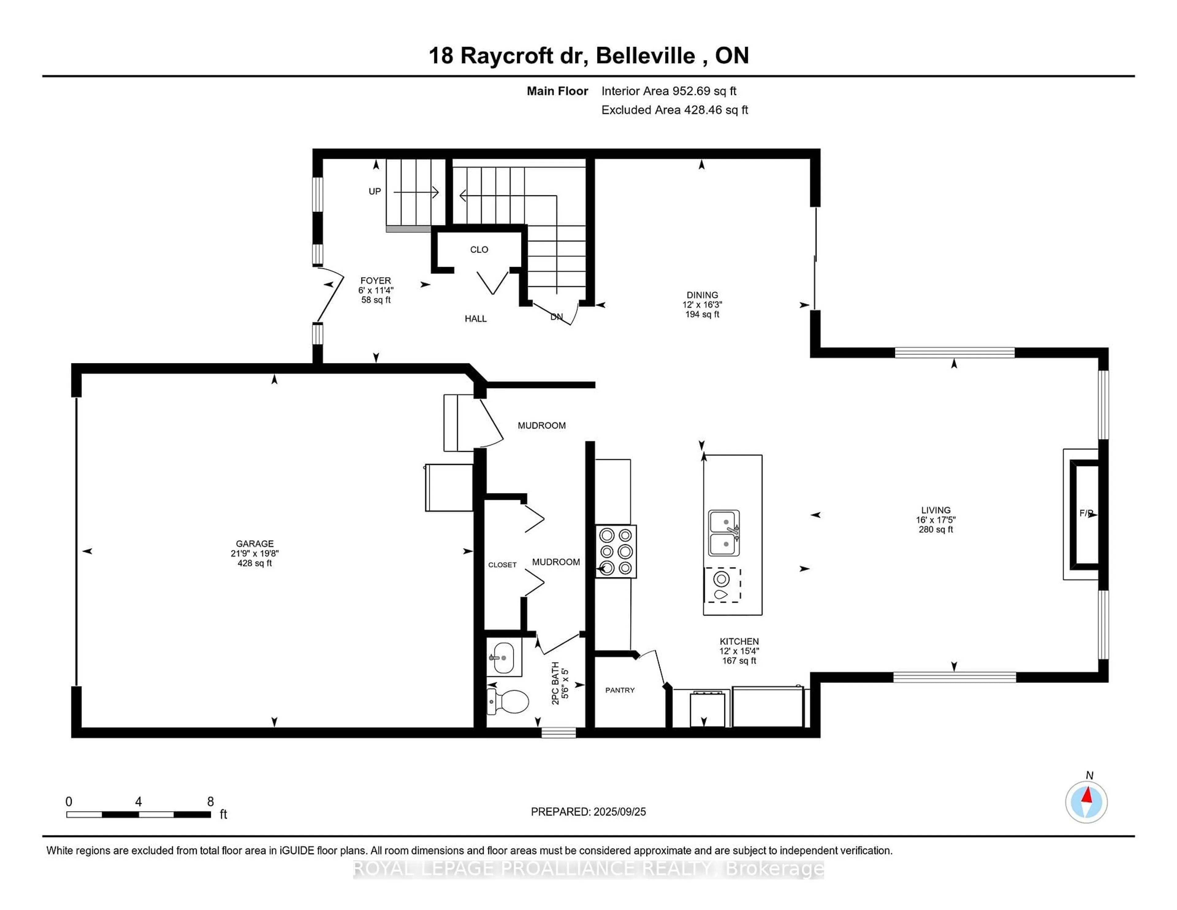 Floor plan for 18 RAYCROFT Dr, Belleville Ontario K8N 0R4