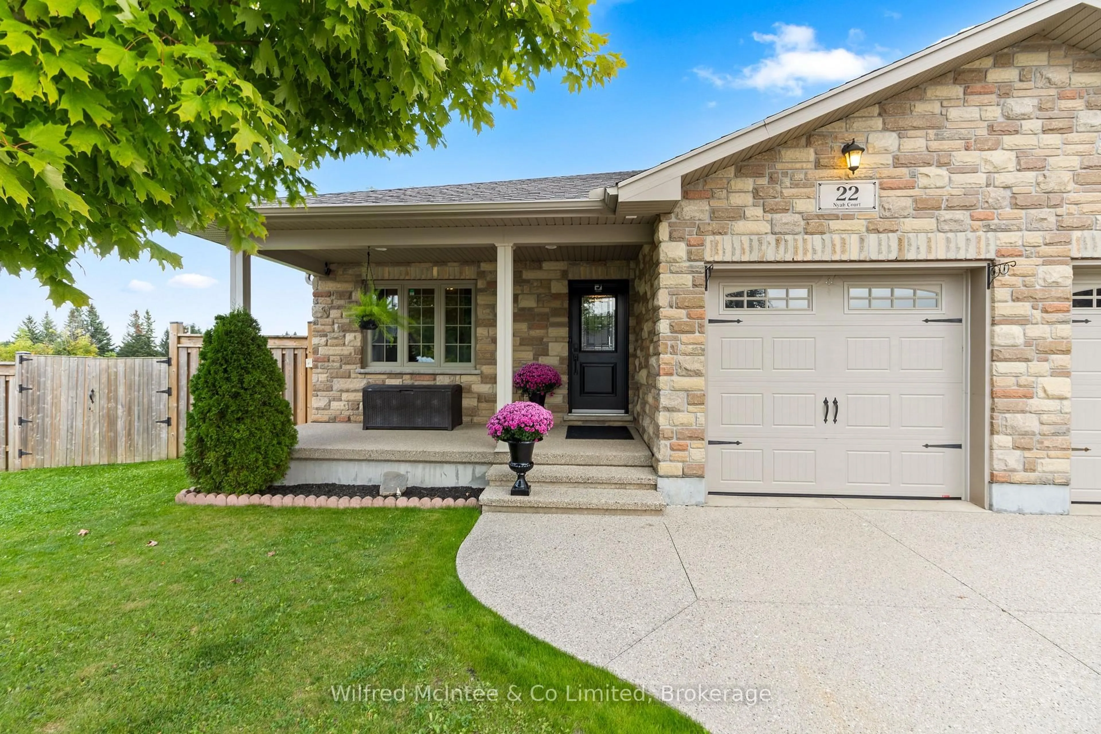 Home with brick exterior material, street for 22 Nyah Crt, Kincardine Ontario N0G 2T0