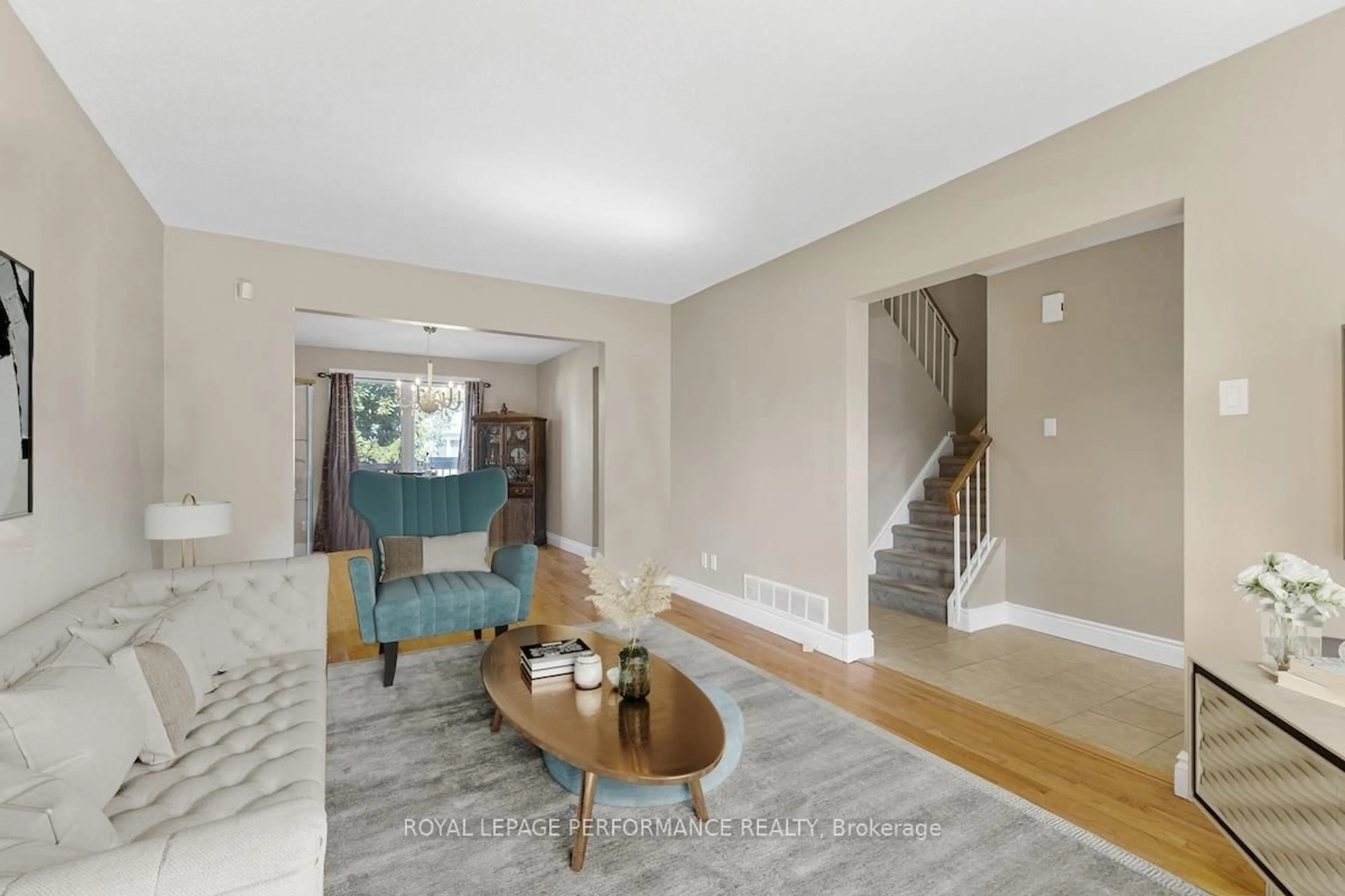 Living room with furniture, unknown for 1936 Longman Cres, Orleans Ontario K1C 5G6