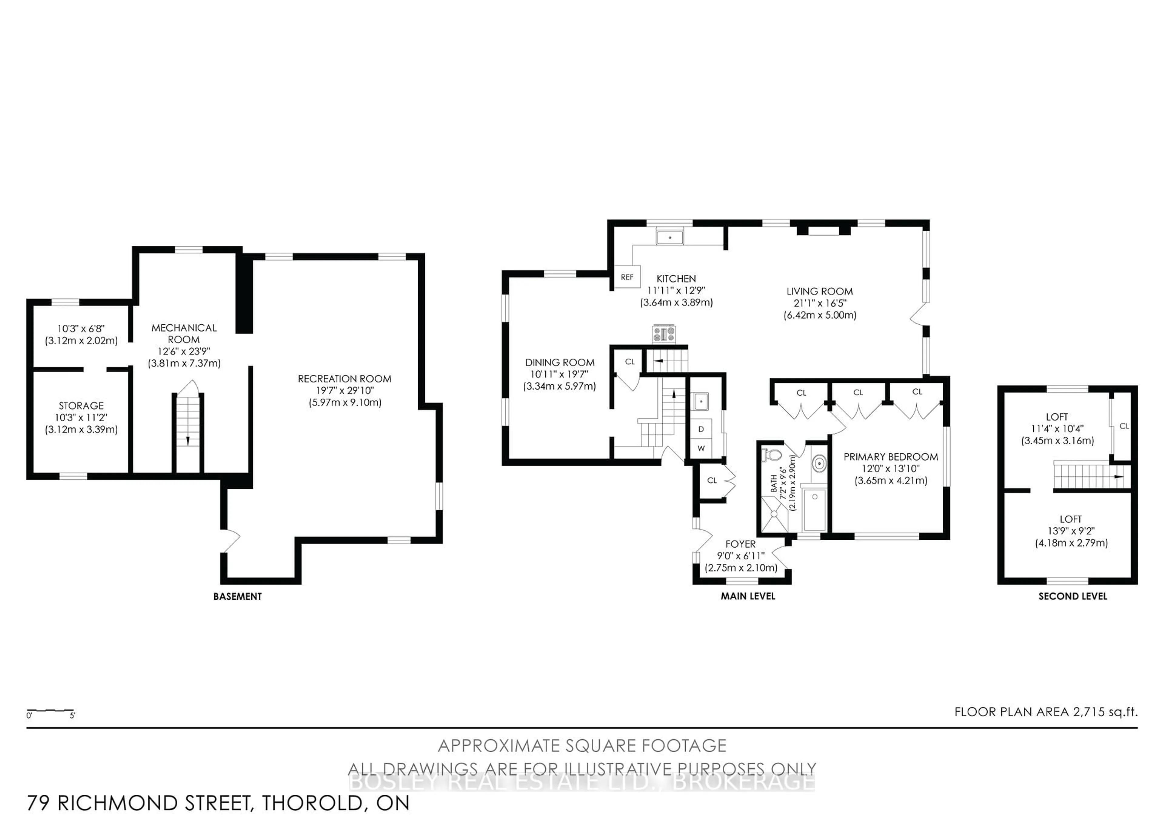 Floor plan for 79 Richmond St, Thorold Ontario L2V 3H2