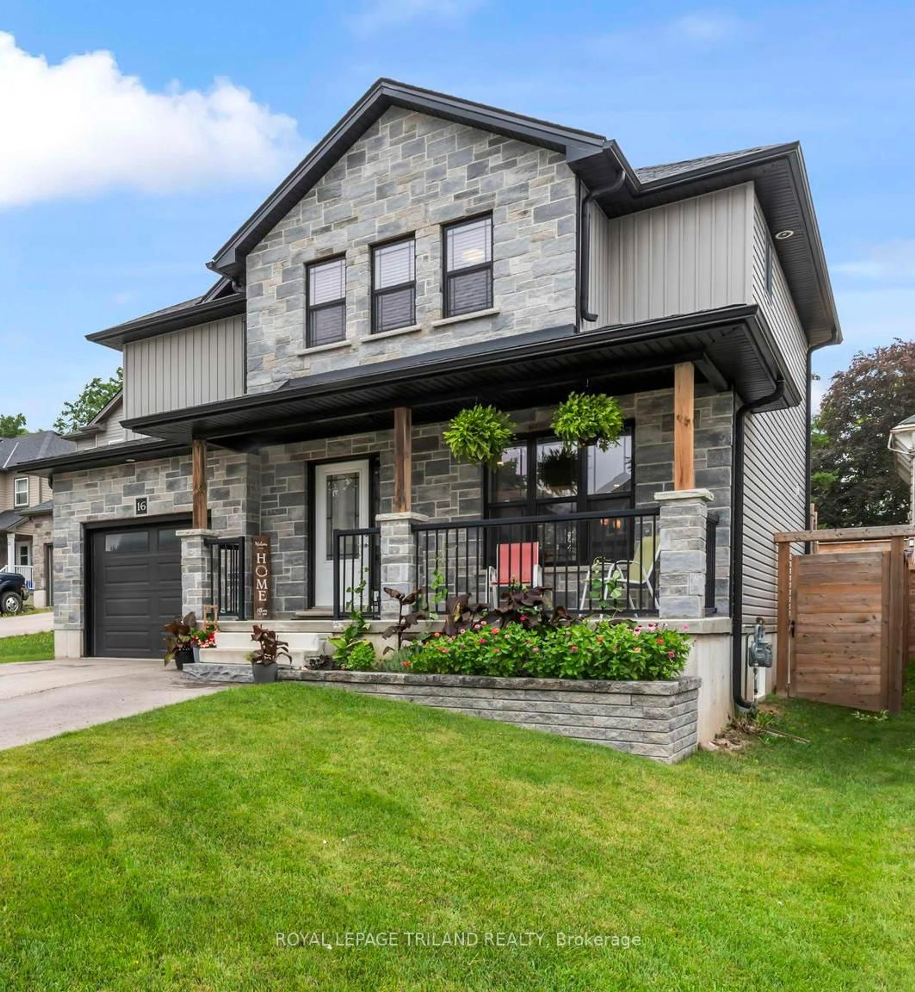 Home with brick exterior material, street for 16 KENDELL Lane, Ingersoll Ontario N5C 0B7