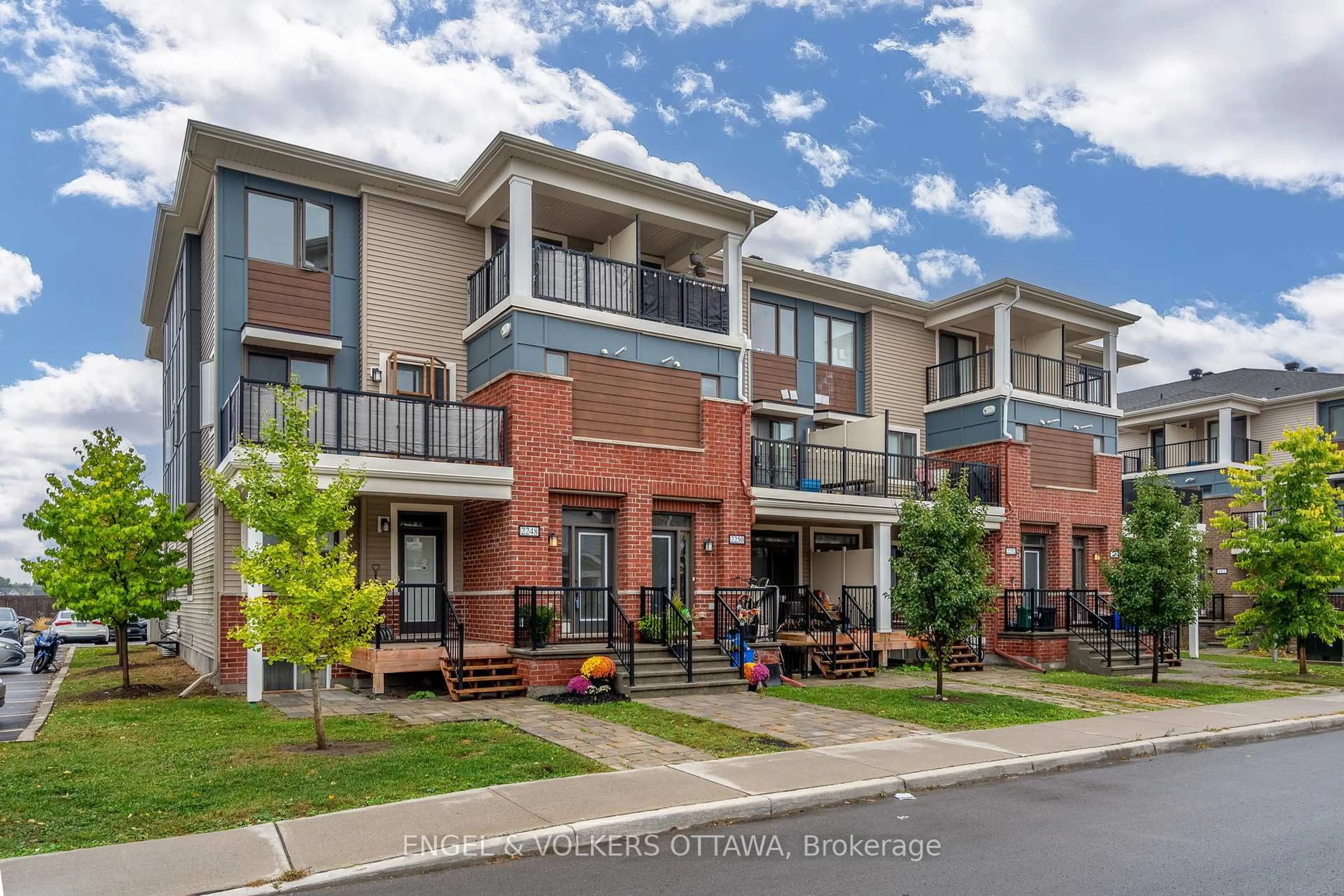 Home with brick exterior material, street for 2248 Watercolours Way, Ottawa Ontario K2J 6N3