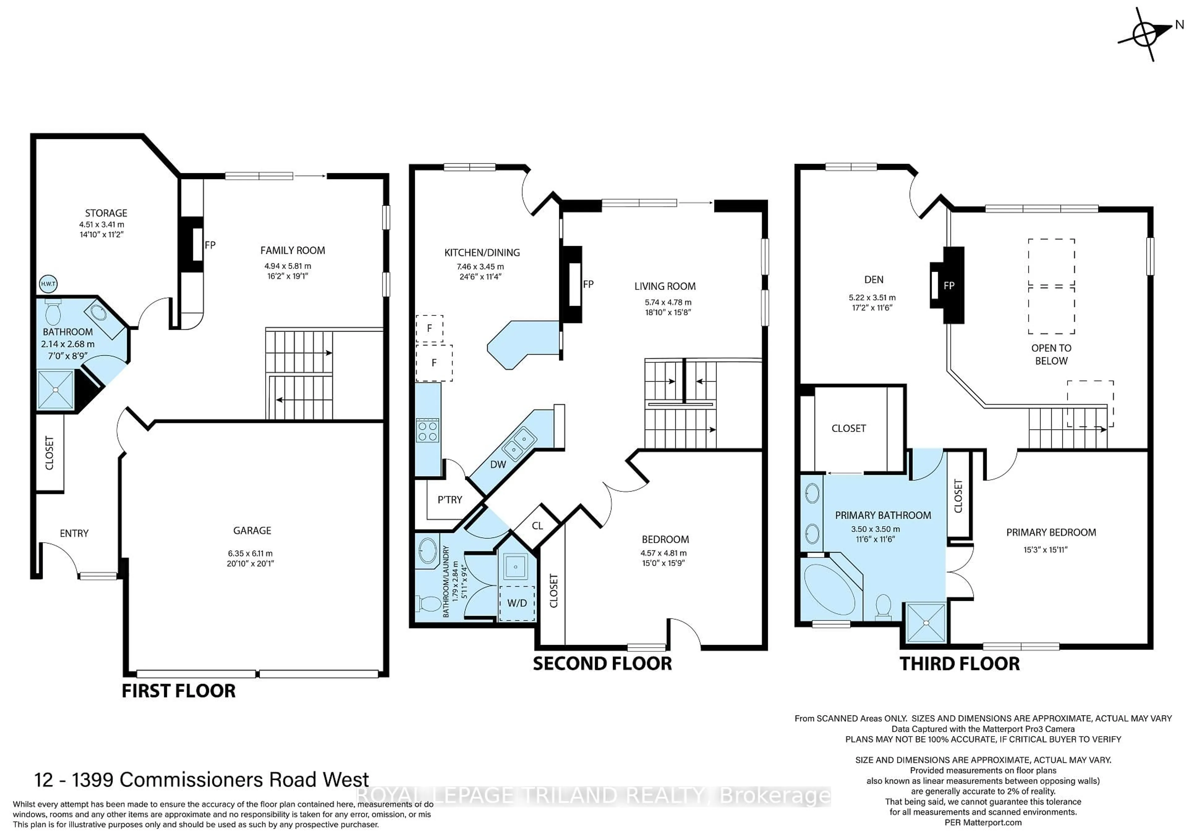 Floor plan for 1399 Commissioners Rd #12, London South Ontario N6K 4G9