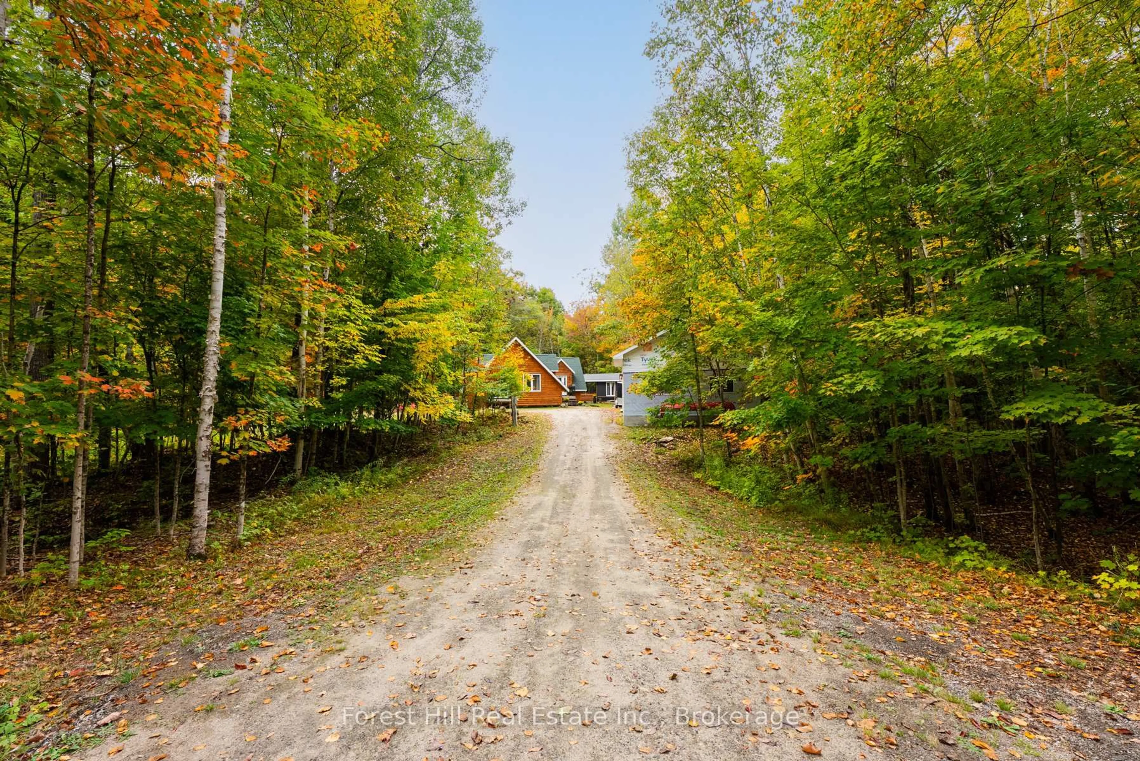 A pic from outside/outdoor area/front of a property/back of a property/a pic from drone, forest/trees view for 248 Vernon Shores Ave, Huntsville Ontario P1H 2J2