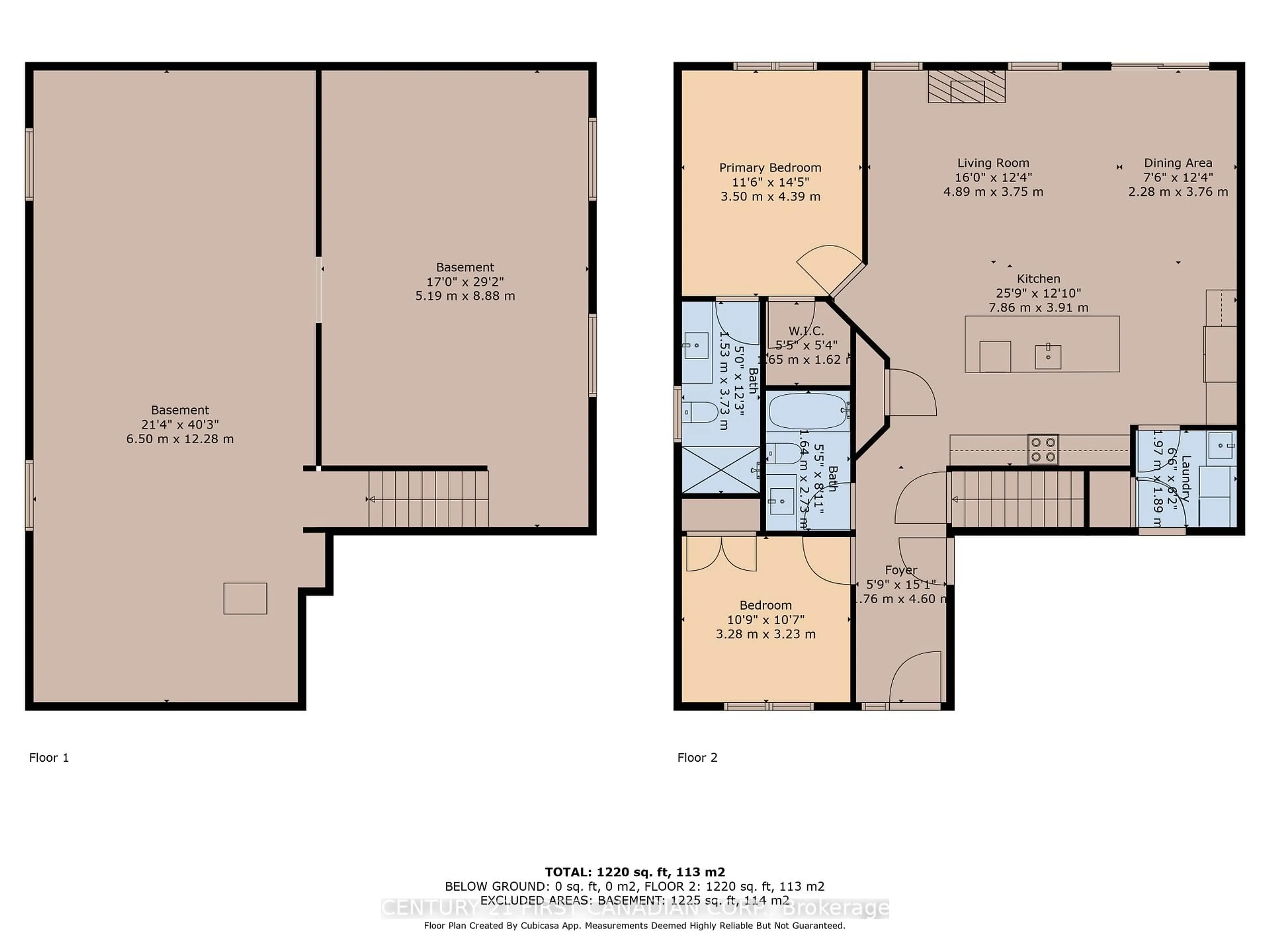 Floor plan for 21 HAMILTON St, North Middlesex Ontario N0M 1A0