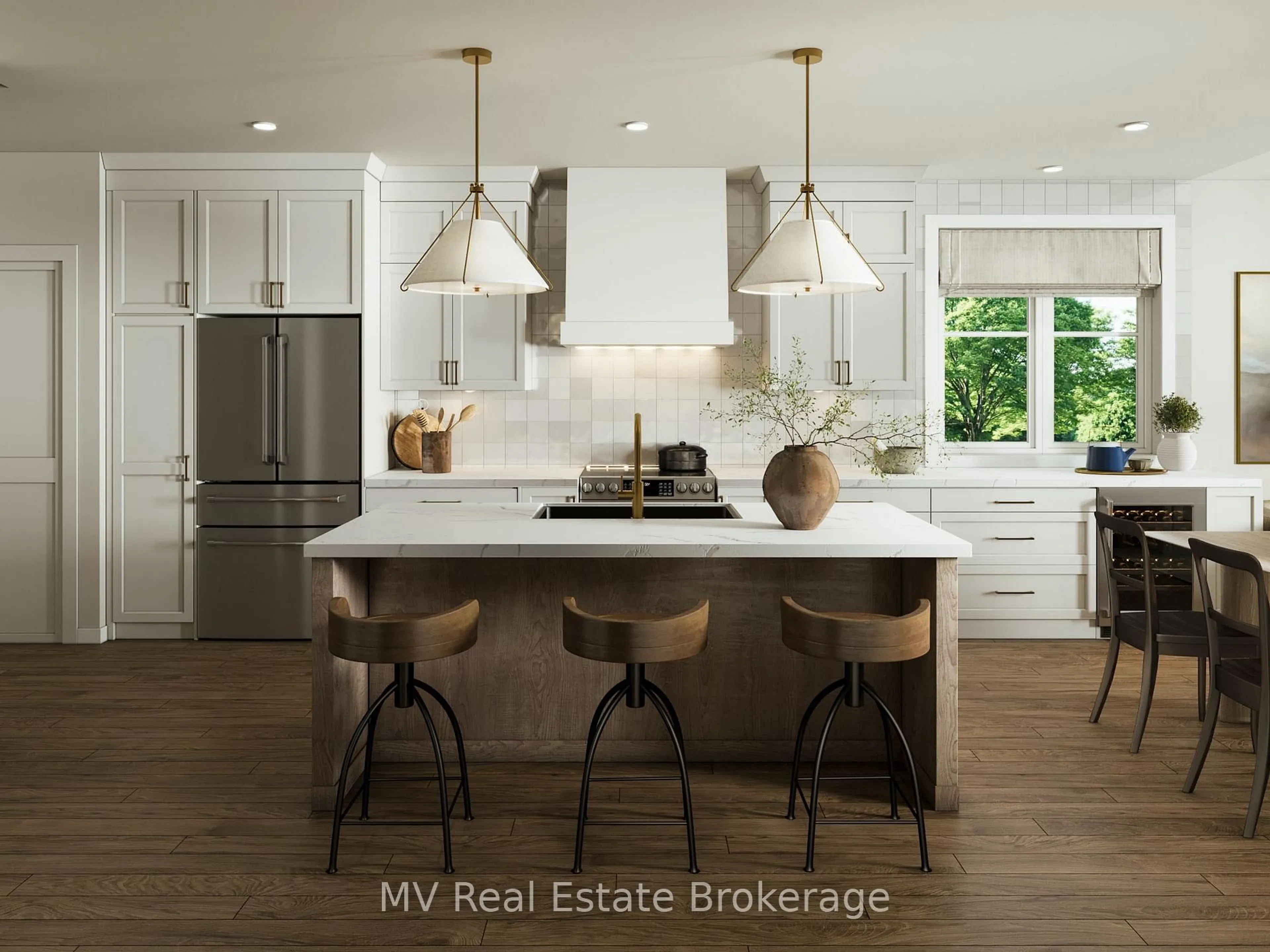 Open concept kitchen, unknown for 55 Quibell Lane, Centre Wellington Ontario N0B 1S0