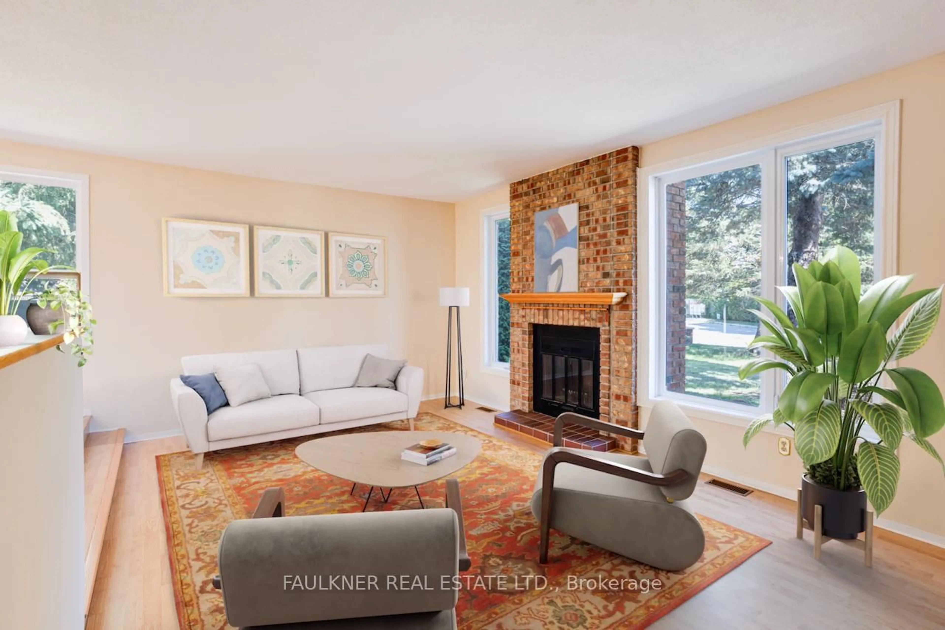 Living room with furniture, unknown for 60 Melville Dr, Ottawa Ontario K2J 2E1