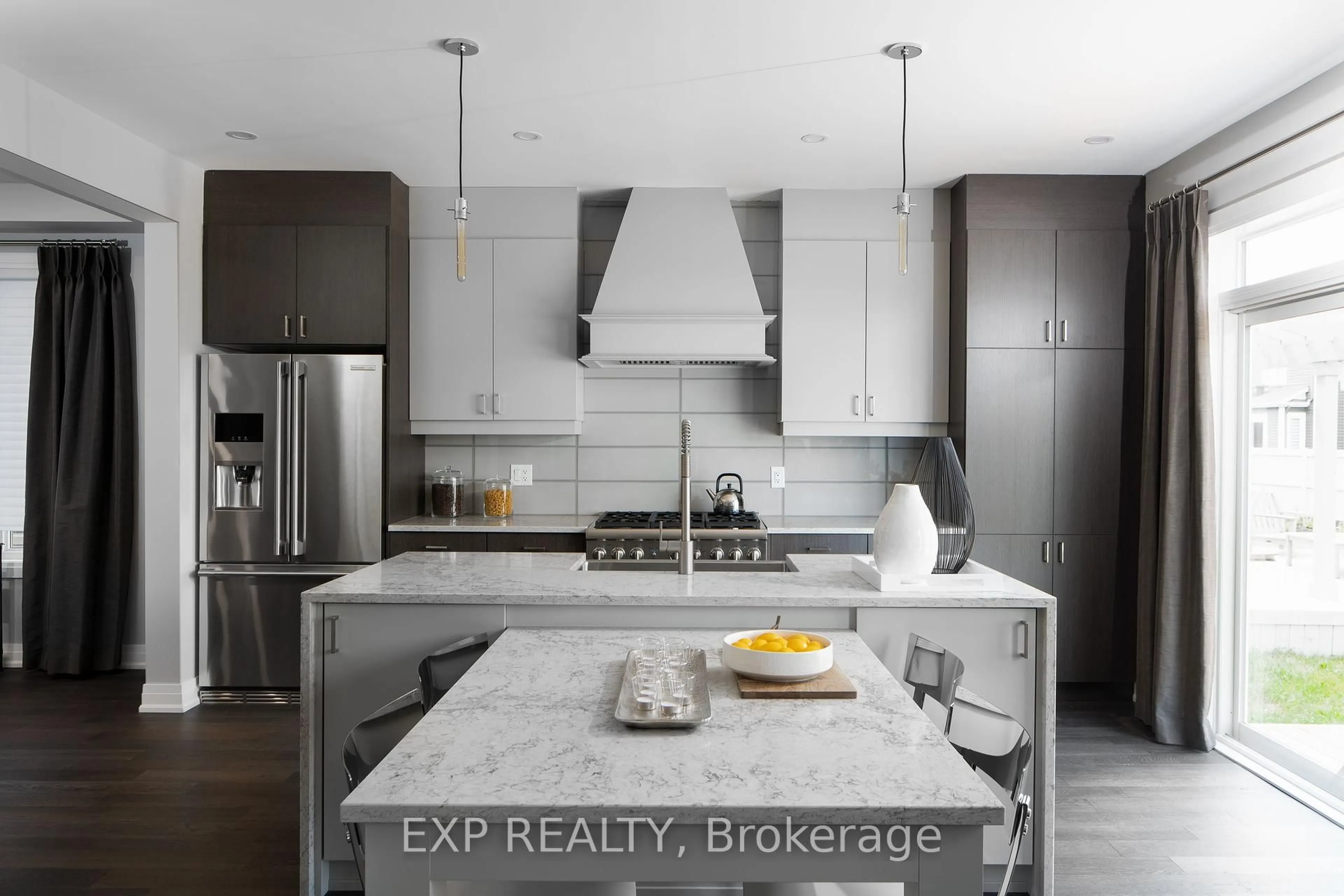 Contemporary kitchen, ceramic/tile floor for 2490 Half Moon Bay Rd, Ottawa Ontario K2J 4H7