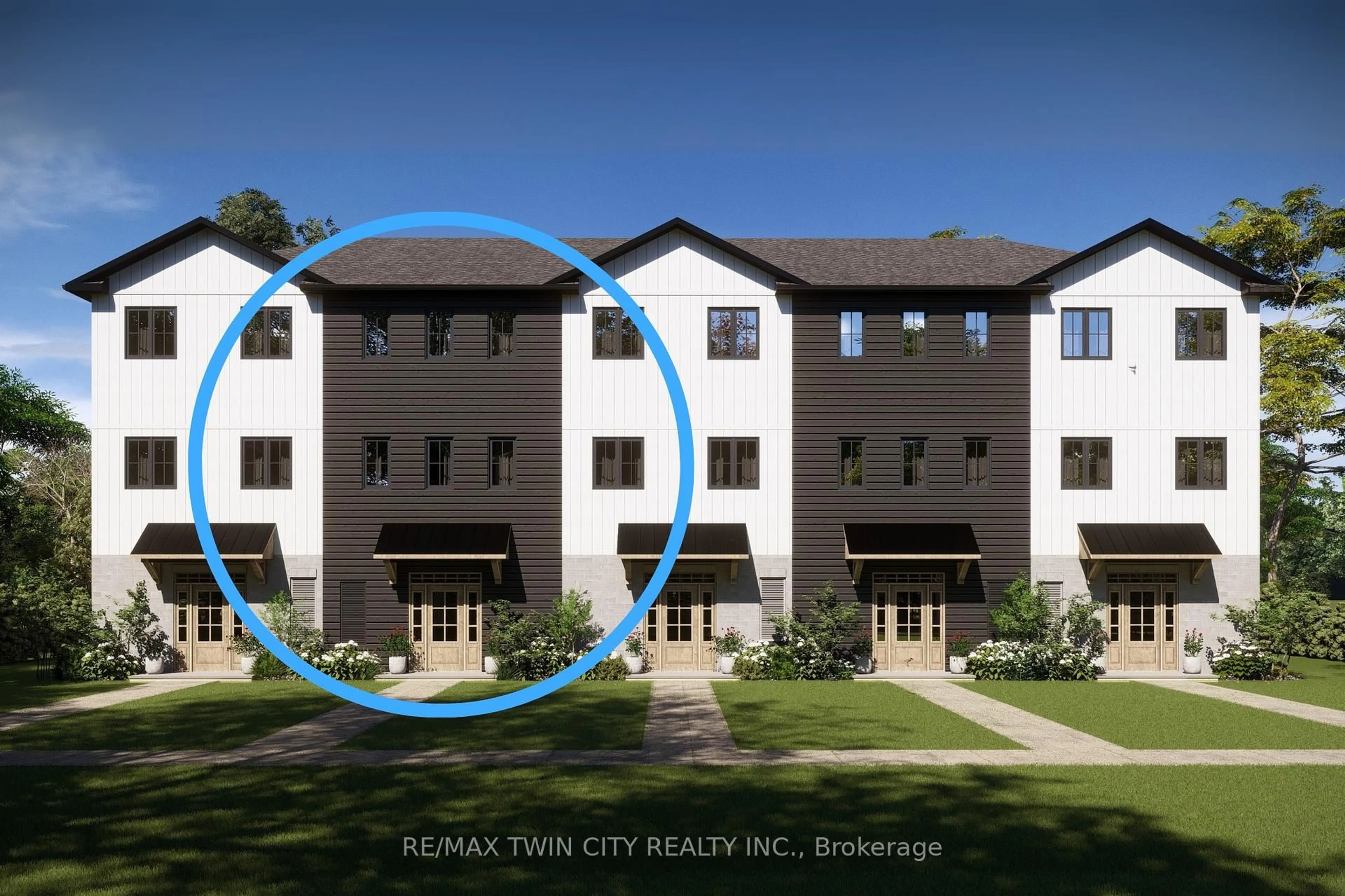 A pic from outside/outdoor area/front of a property/back of a property/a pic from drone, building for 72 Johnson Rd #7, Brantford Ontario N3T 5M1
