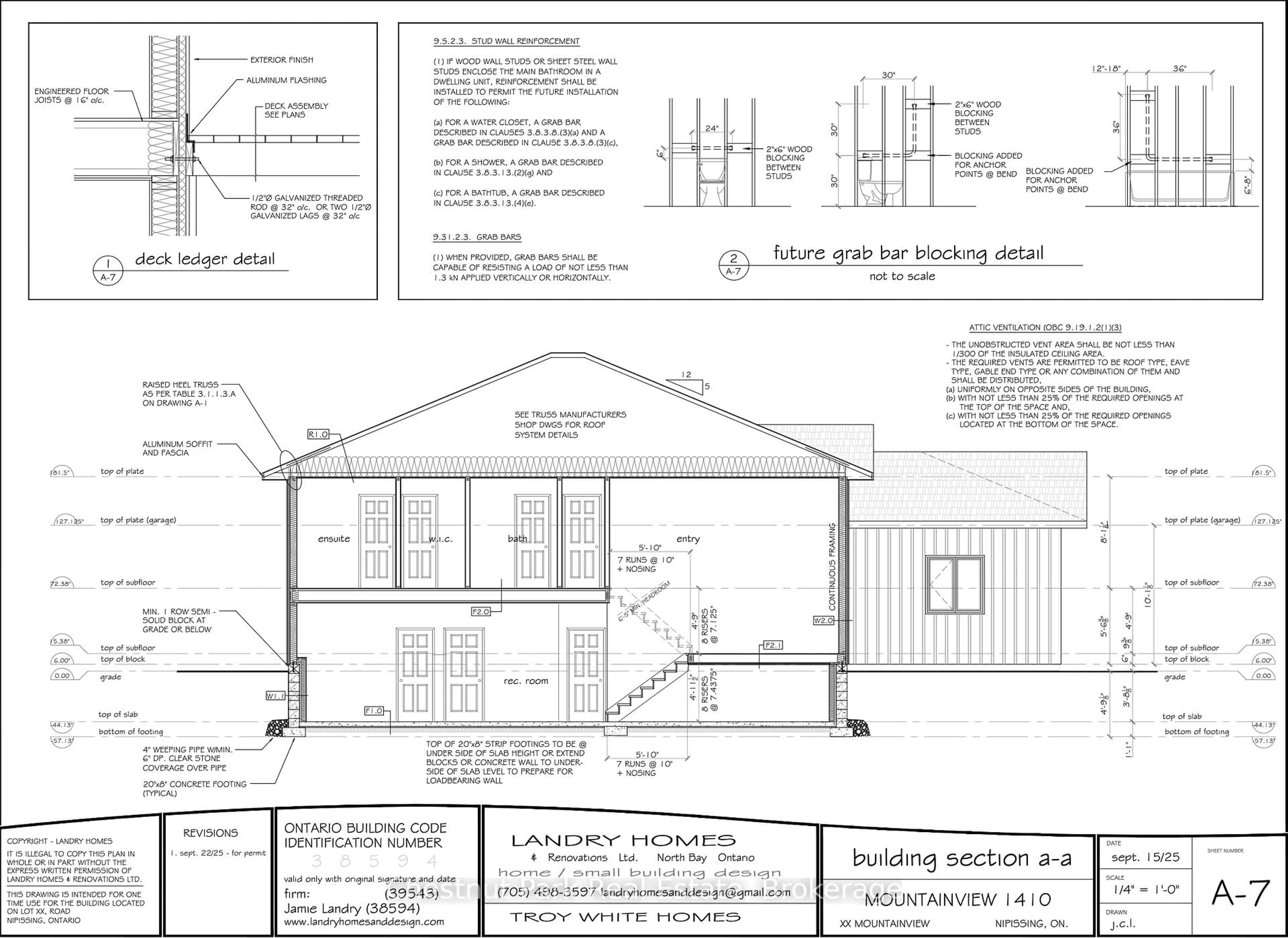 Floor plan for 32 Mountain View Rd, Nipissing Ontario P0H 1Z0