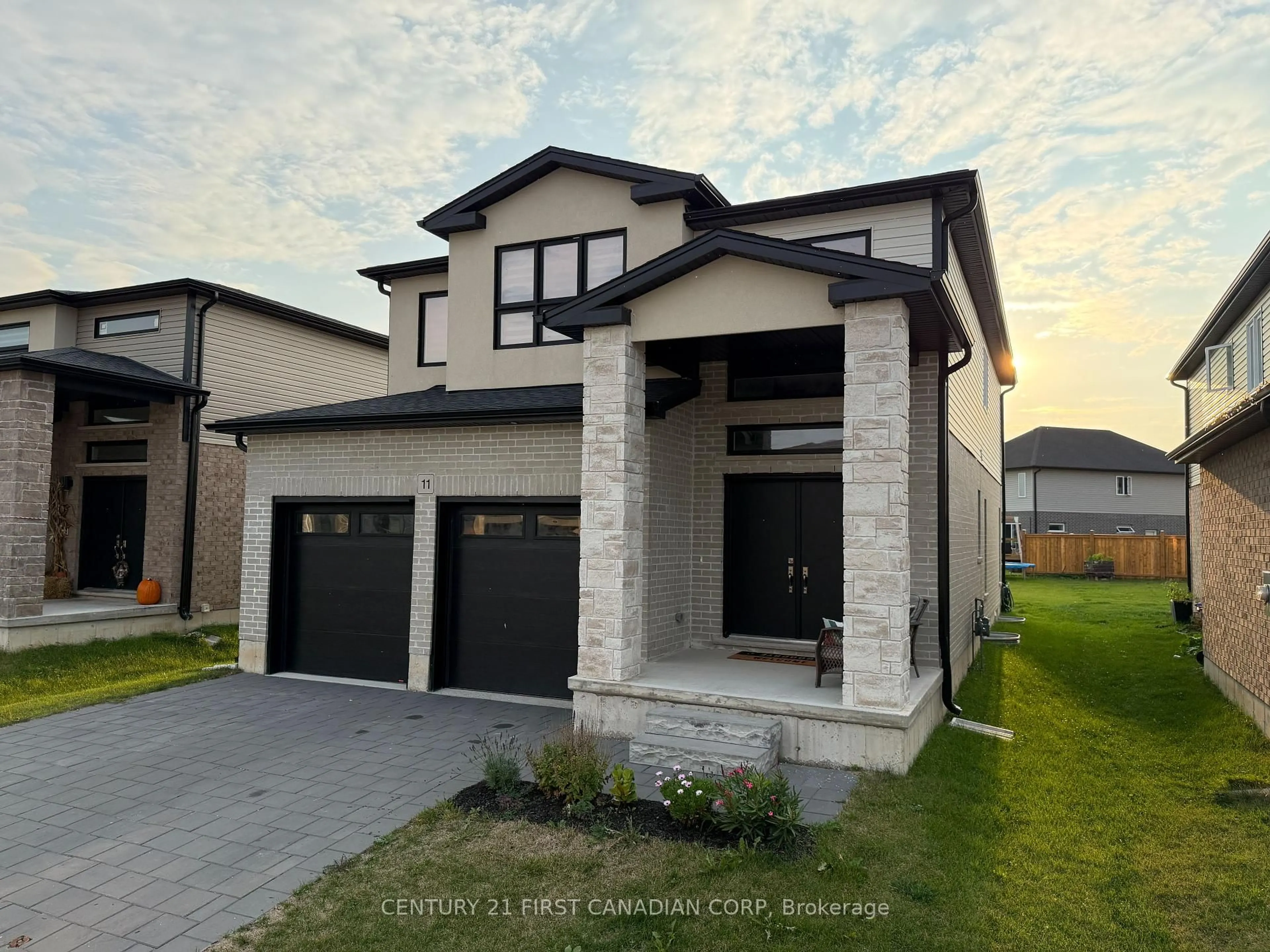 Home with brick exterior material, street for 11 Triebner St, South Huron Ontario N0M 1S2