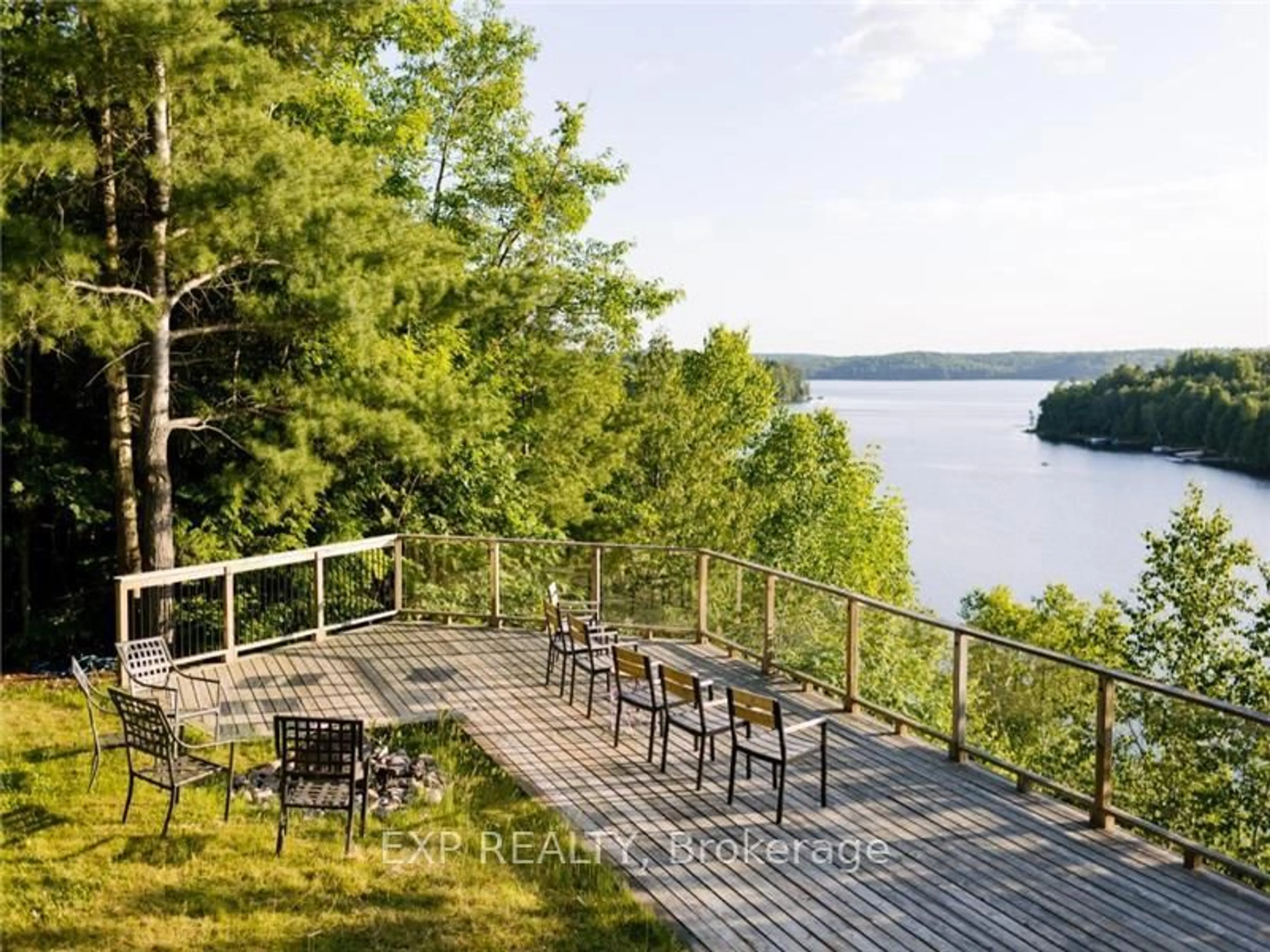 Patio, water/lake/river/ocean view for 1047 WHYMAN Rd, Algonquin Highlands Ontario K0M 1J2