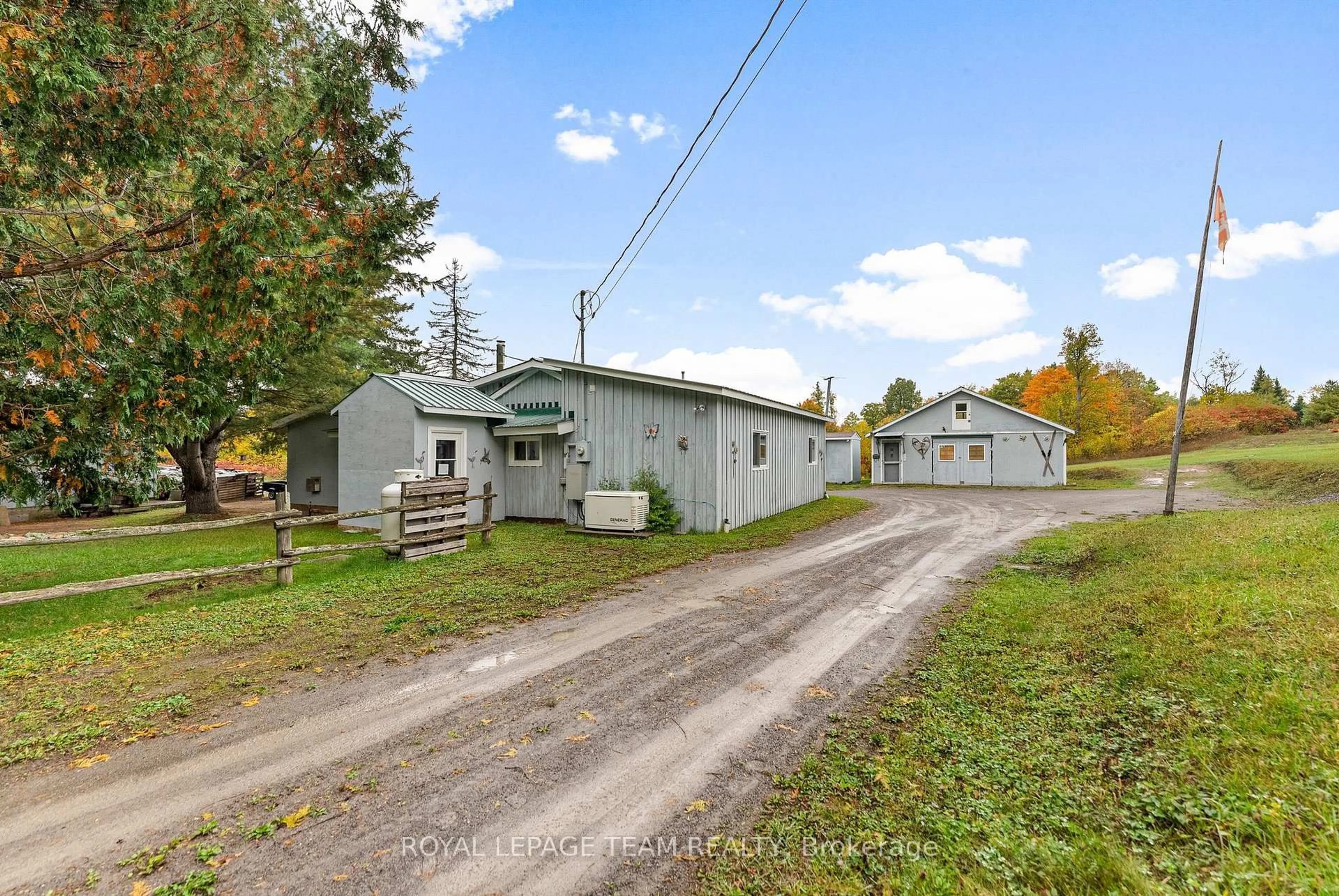 A pic from outside/outdoor area/front of a property/back of a property/a pic from drone, street for 659 Stones Lake Rd, Calabogie Ontario K0J 1H0