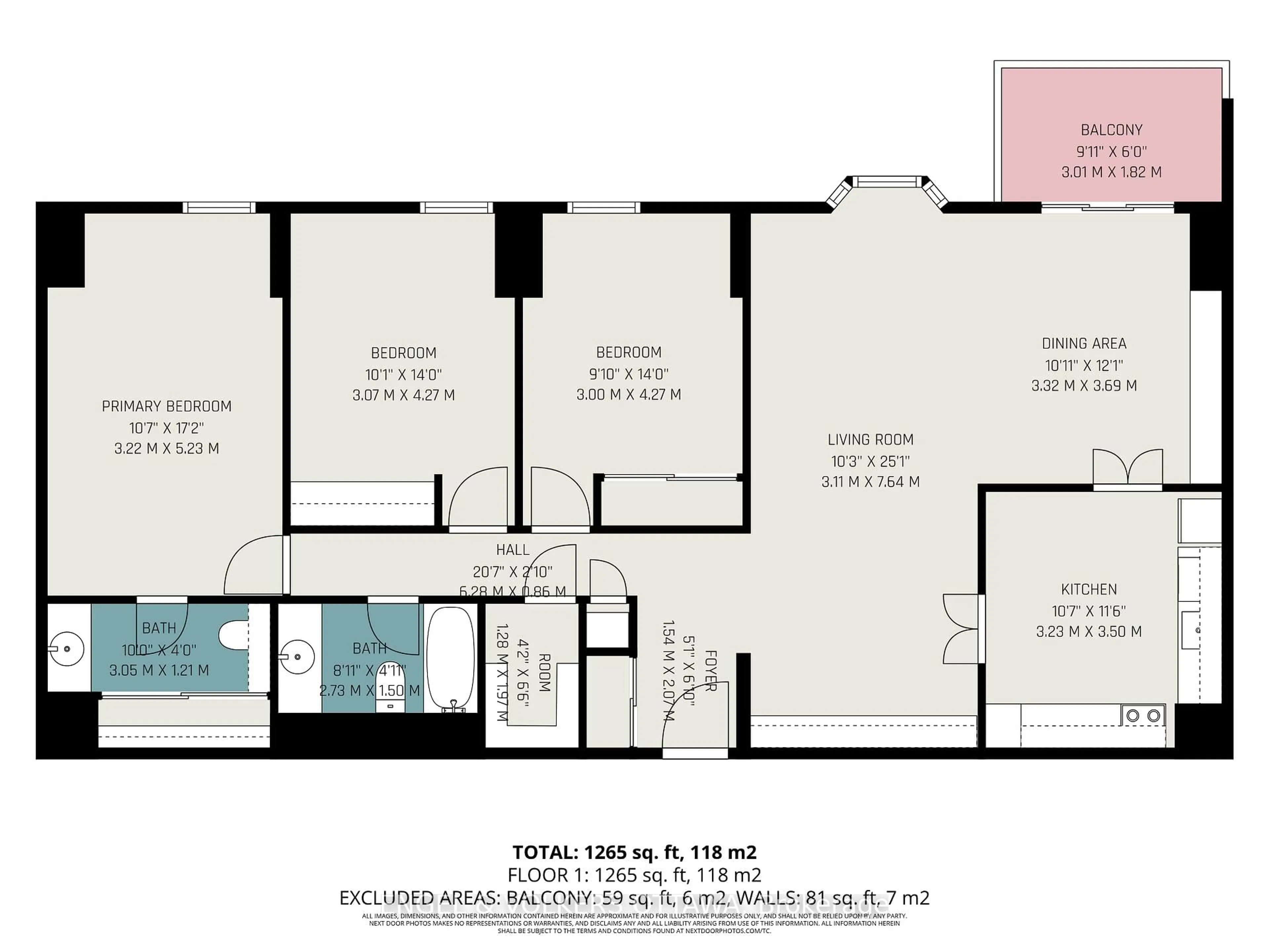 Floor plan for 2951 Riverside Dr #1110, Ottawa Ontario K1V 8W6