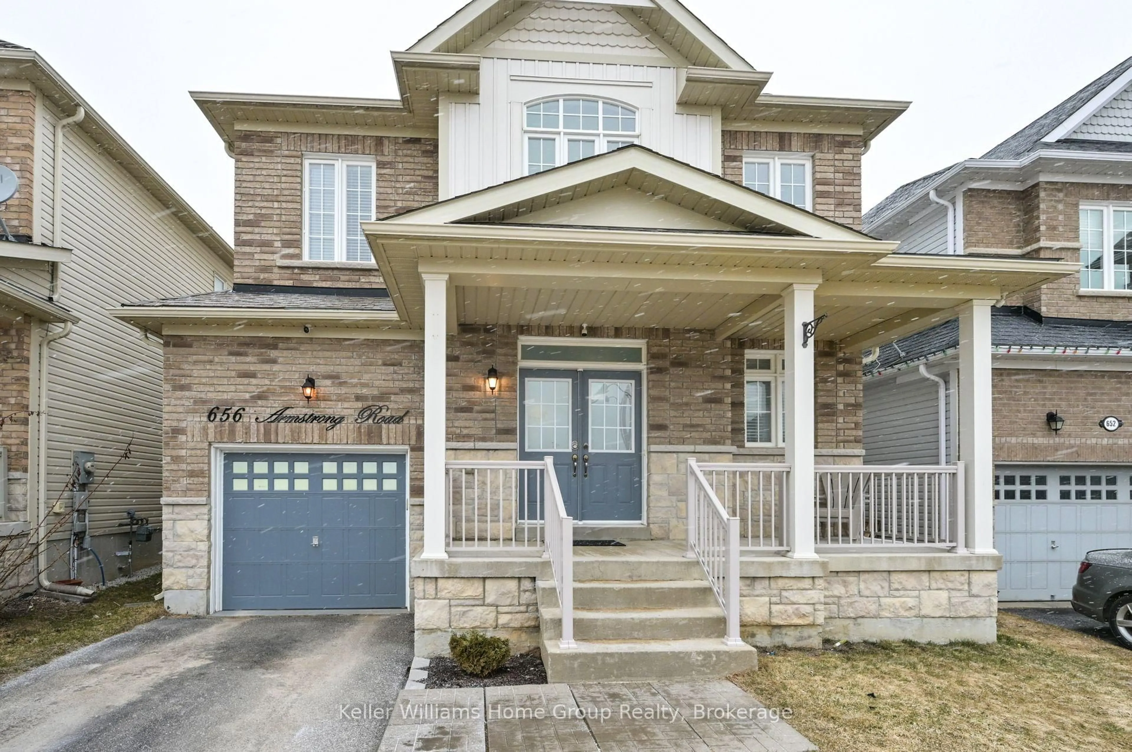 Home with brick exterior material, street for 656 Armstrong Rd, Shelburne Ontario L9V 3V4
