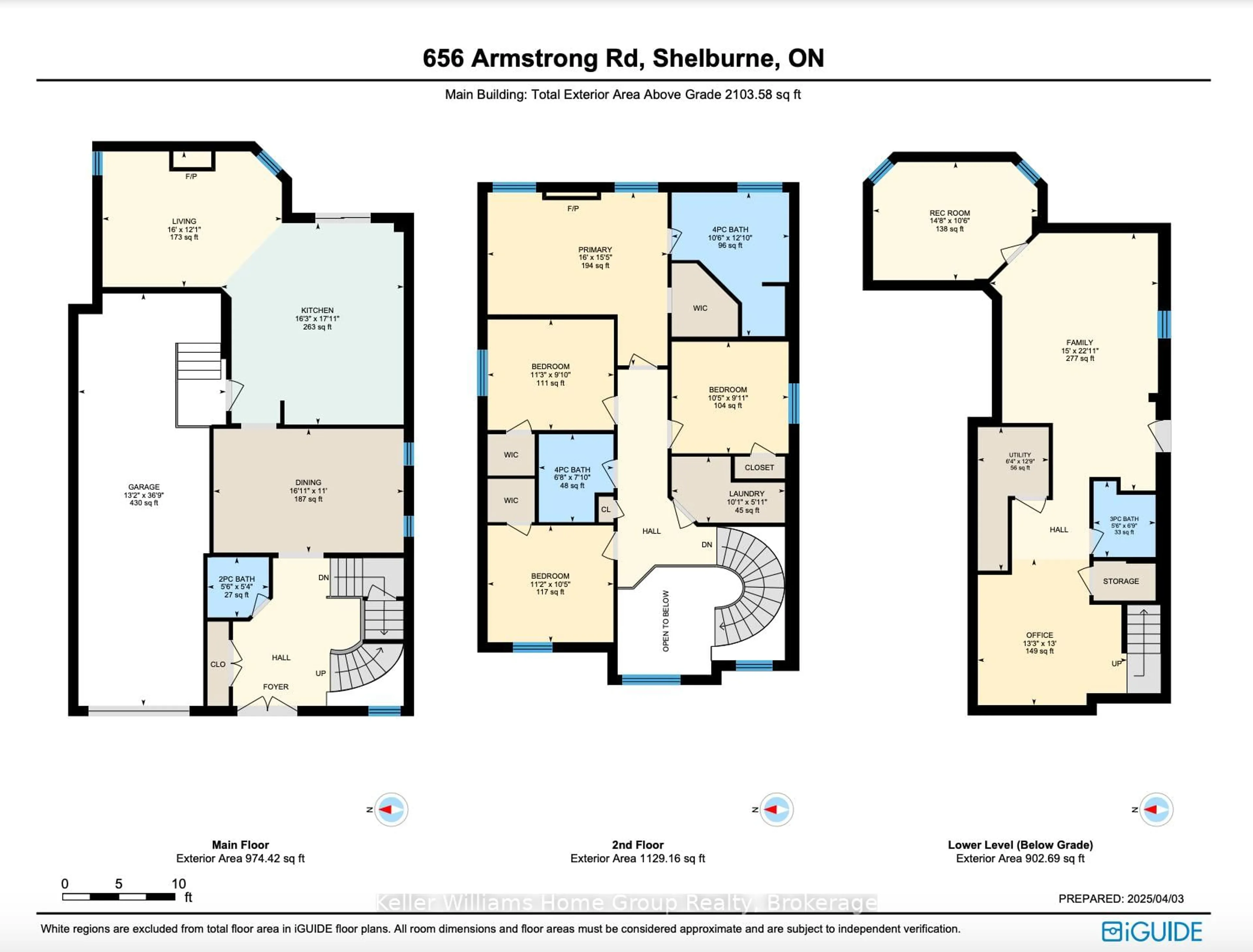Floor plan for 656 Armstrong Rd, Shelburne Ontario L9V 3V4