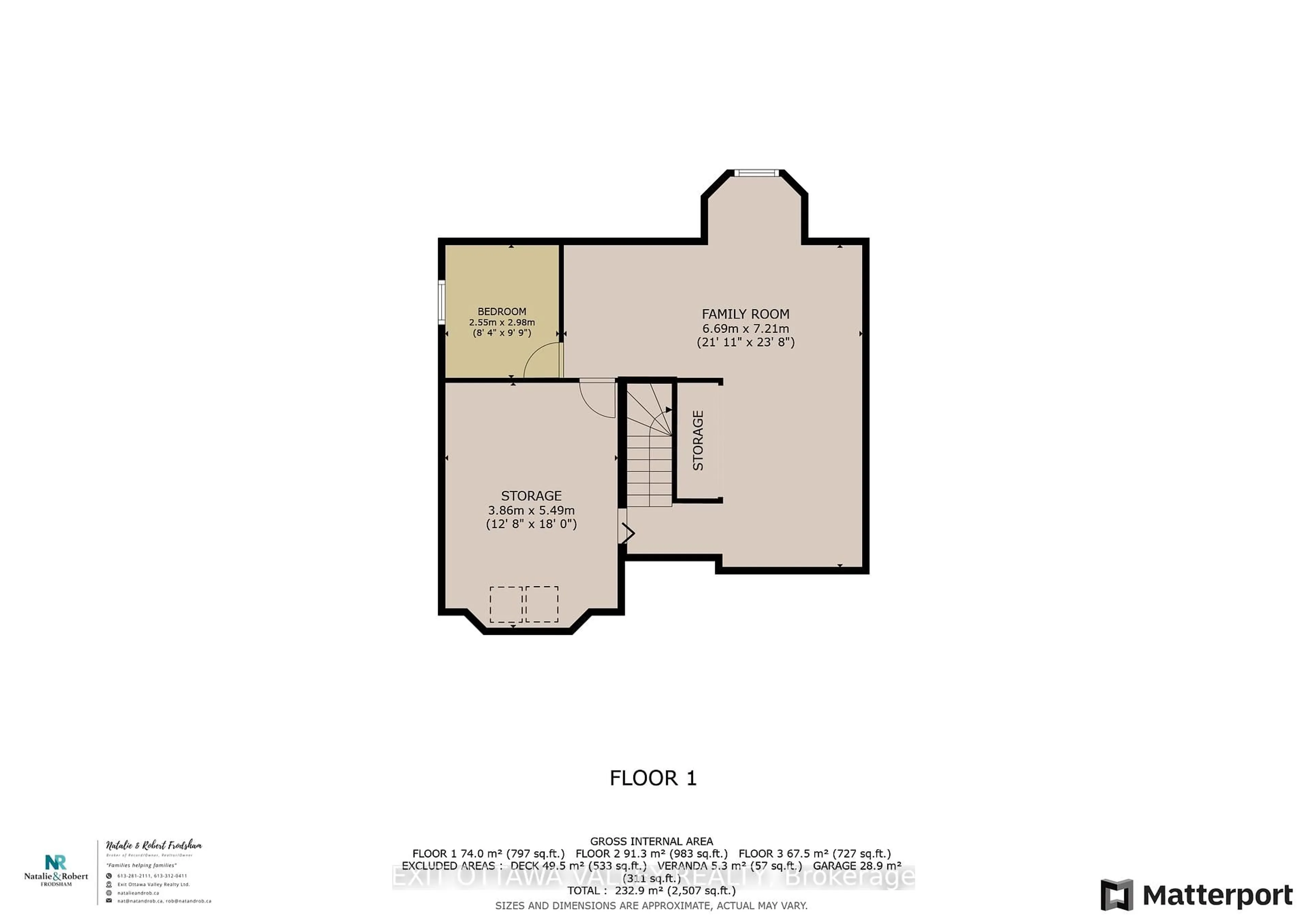 Floor plan for 15 Hume St, Beachburg Ontario K0J 1C0
