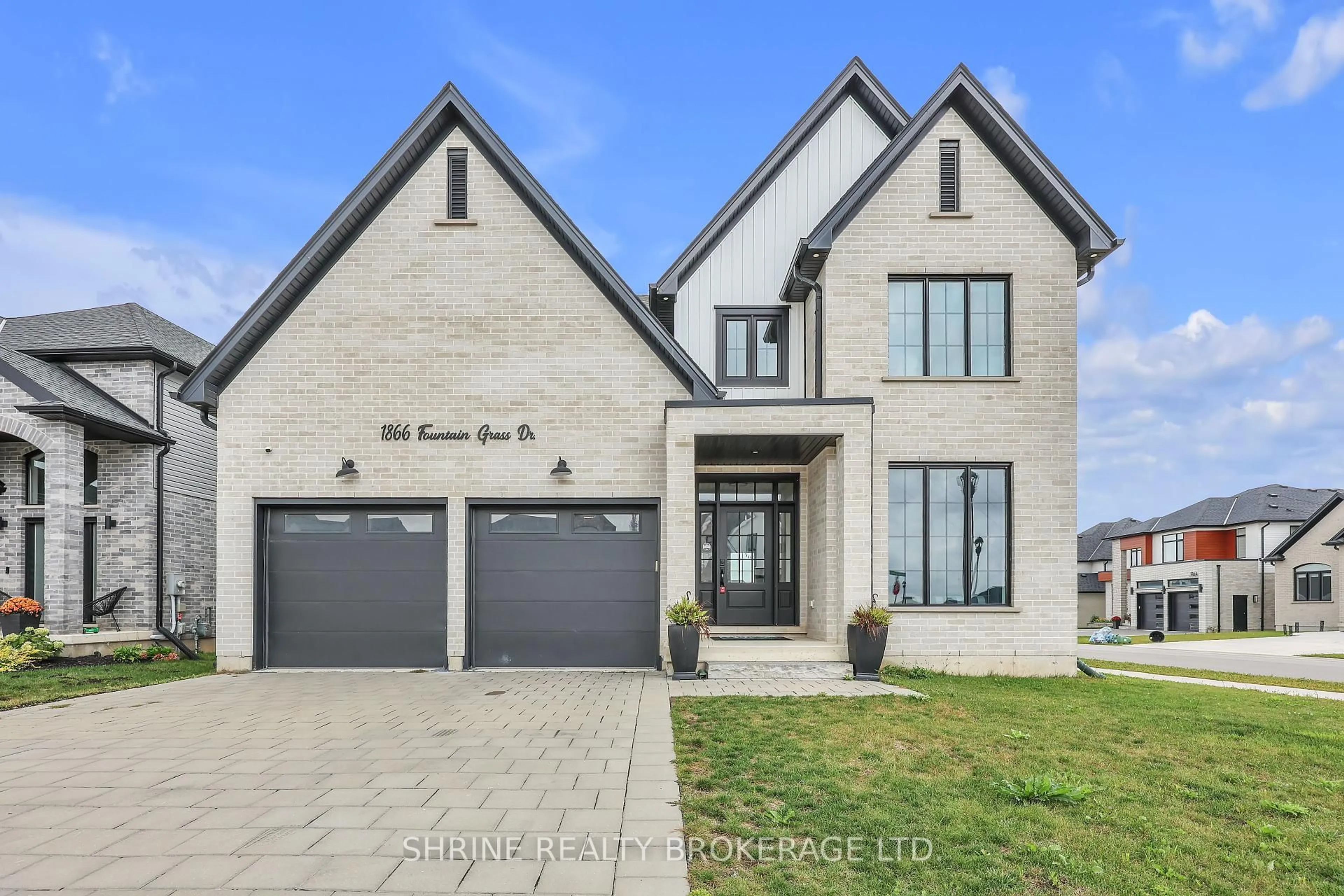Home with brick exterior material, street for 1866 Fountain Grass Dr, London South Ontario N6K 0K7