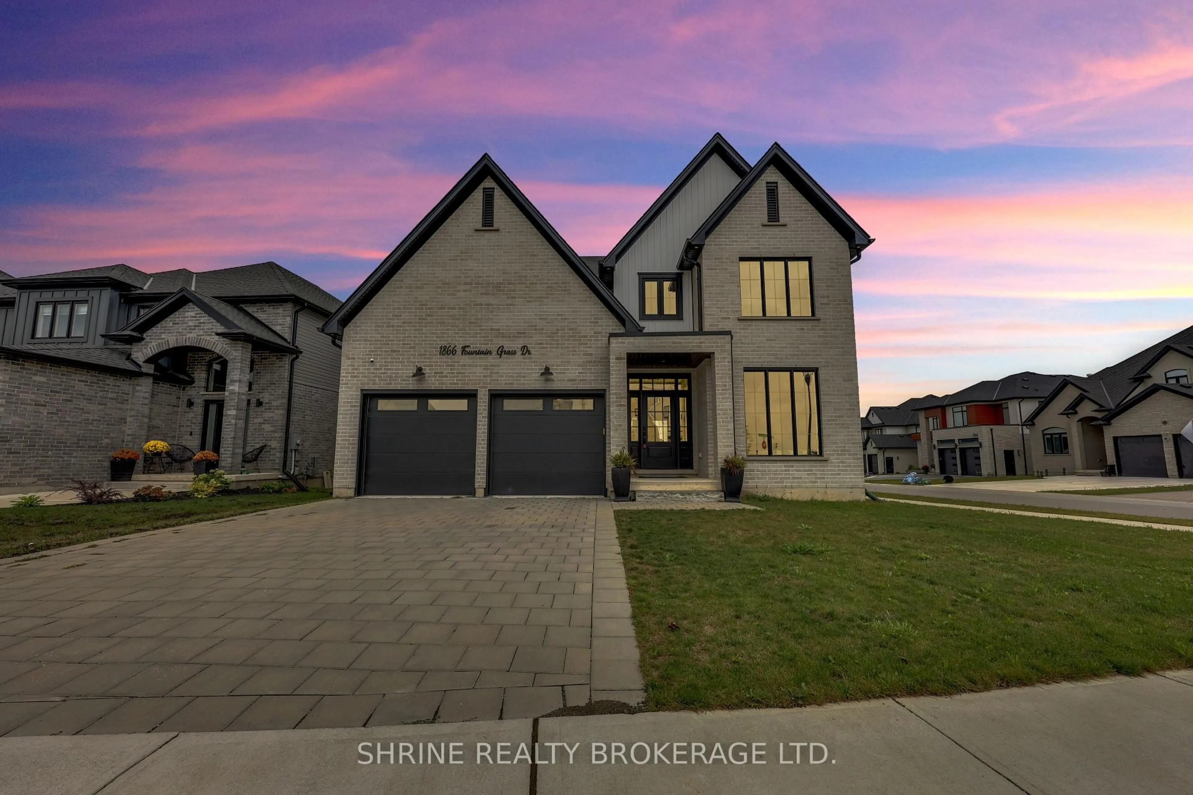 Home with brick exterior material, street for 1866 Fountain Grass Dr, London South Ontario N6K 0K7