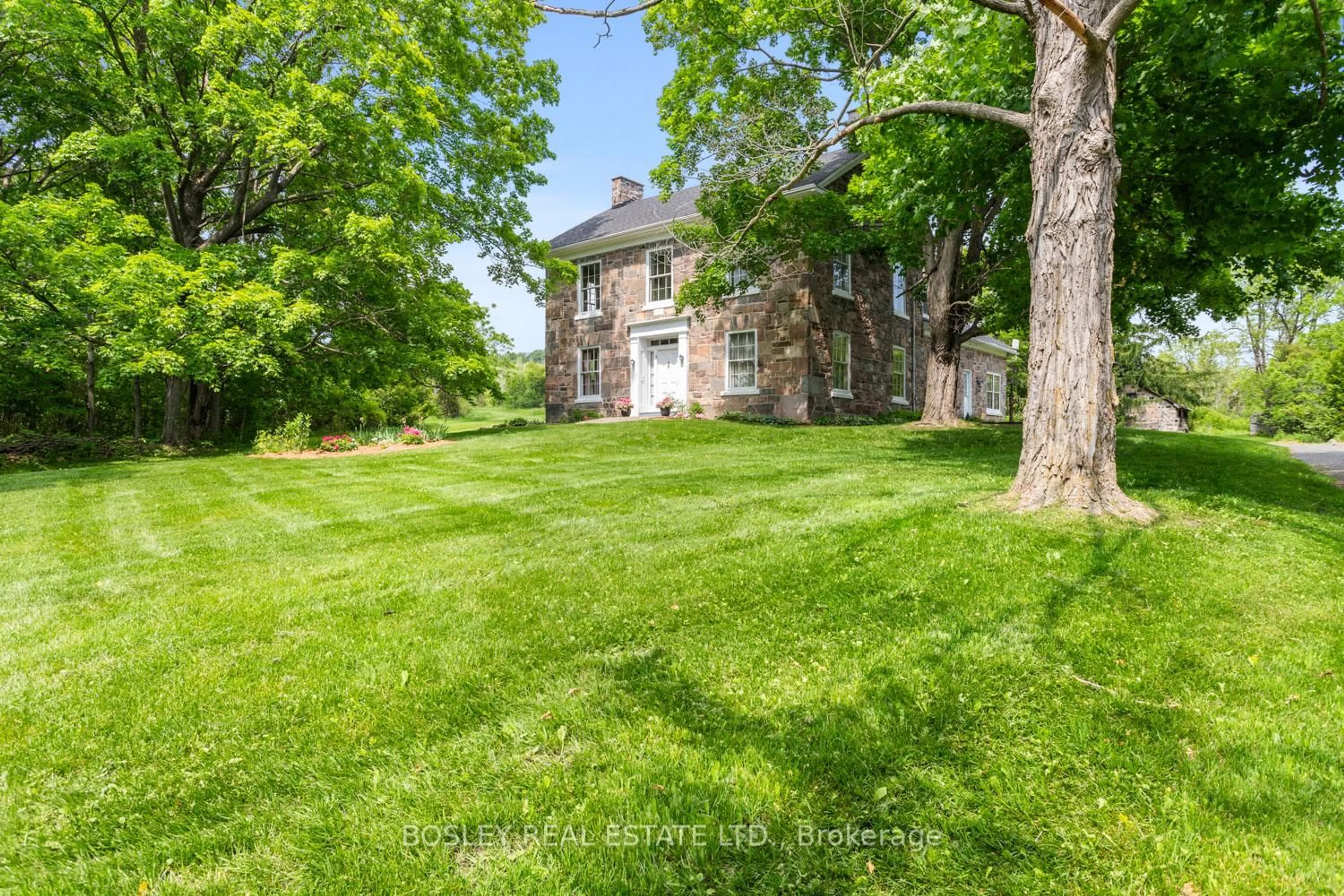 A pic from outside/outdoor area/front of a property/back of a property/a pic from drone, street for 2247 Van Luven Rd, Hamilton Township Ontario K0K 1C0