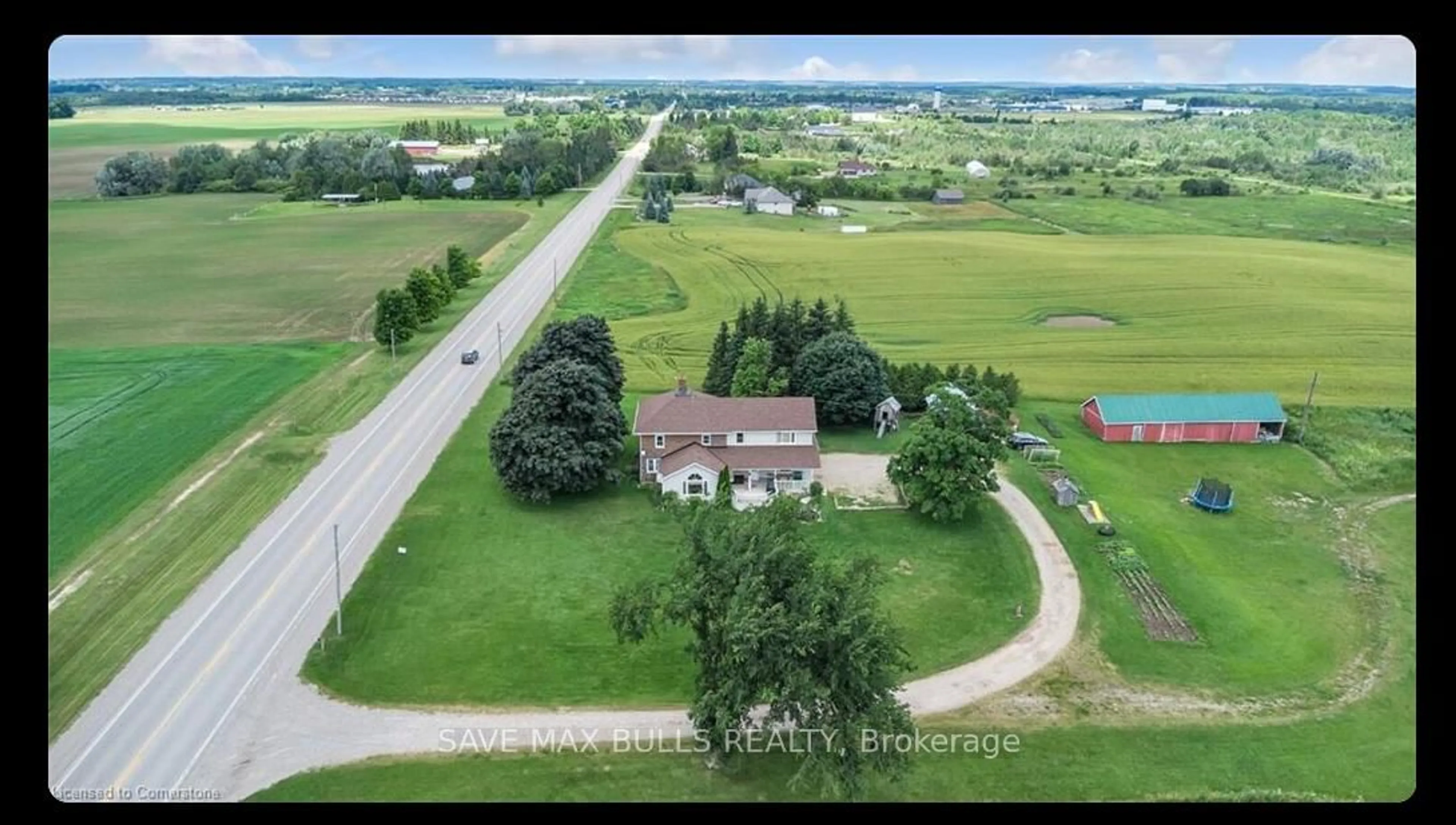 A pic from outside/outdoor area/front of a property/back of a property/a pic from drone, unknown for 475461 County Road 11 Rd, Amaranth Ontario L9V 1L1