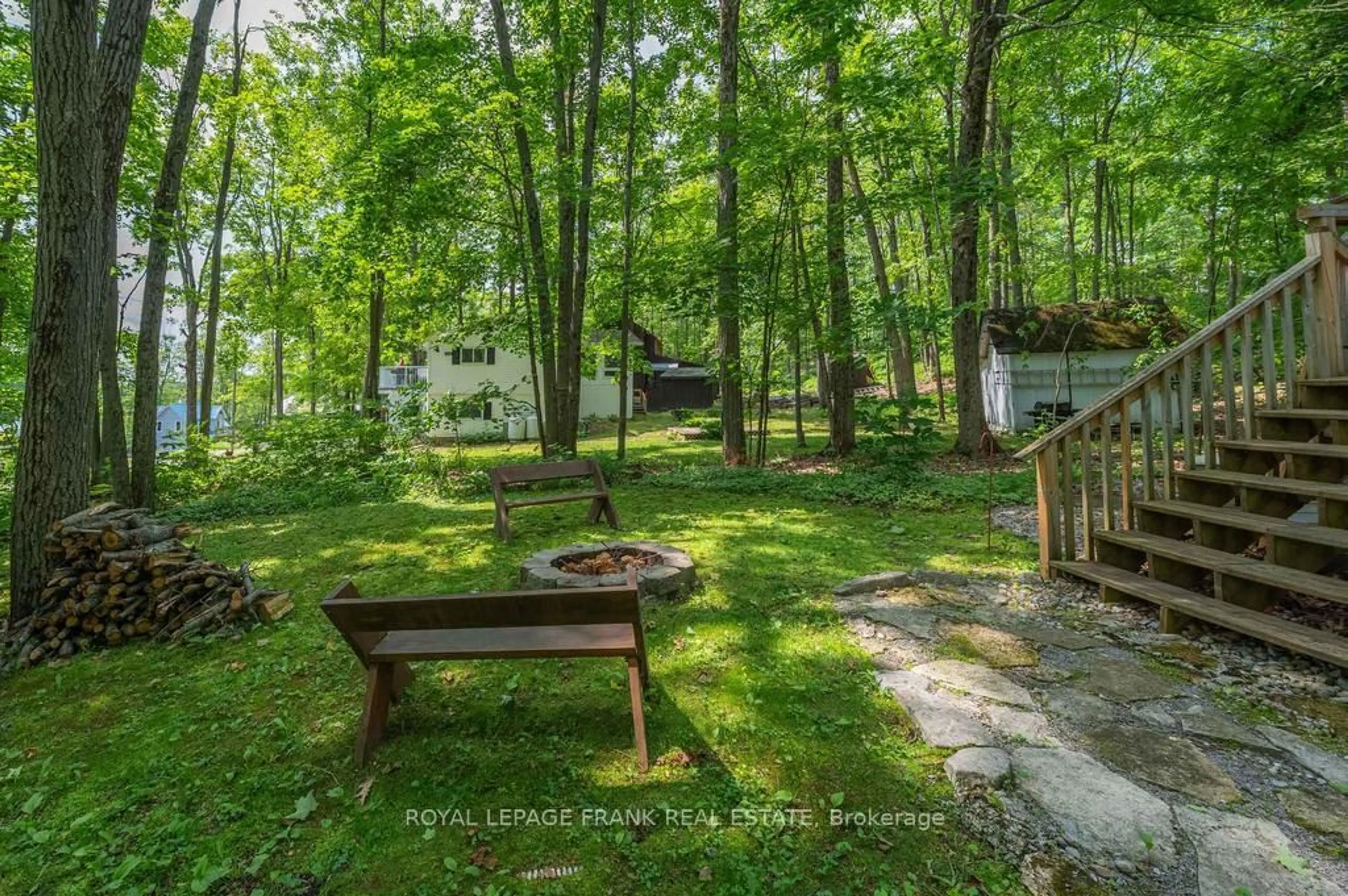 Patio, forest/trees view for 3 Fire Route 27B, Trent Lakes Ontario K0L 1J0