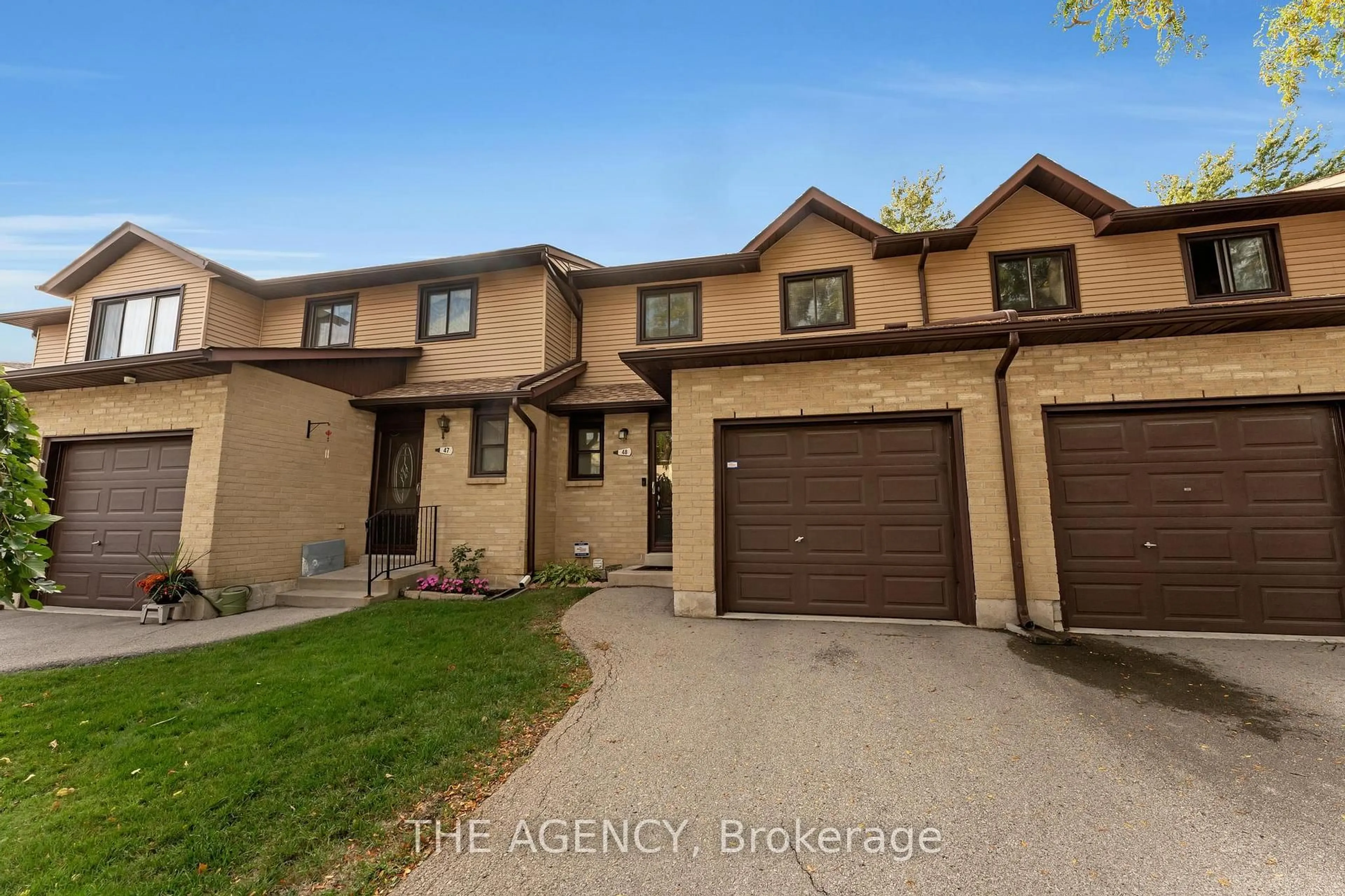 A pic from outside/outdoor area/front of a property/back of a property/a pic from drone, street for 860 Rymal Rd #48, Hamilton Ontario L8W 2X6