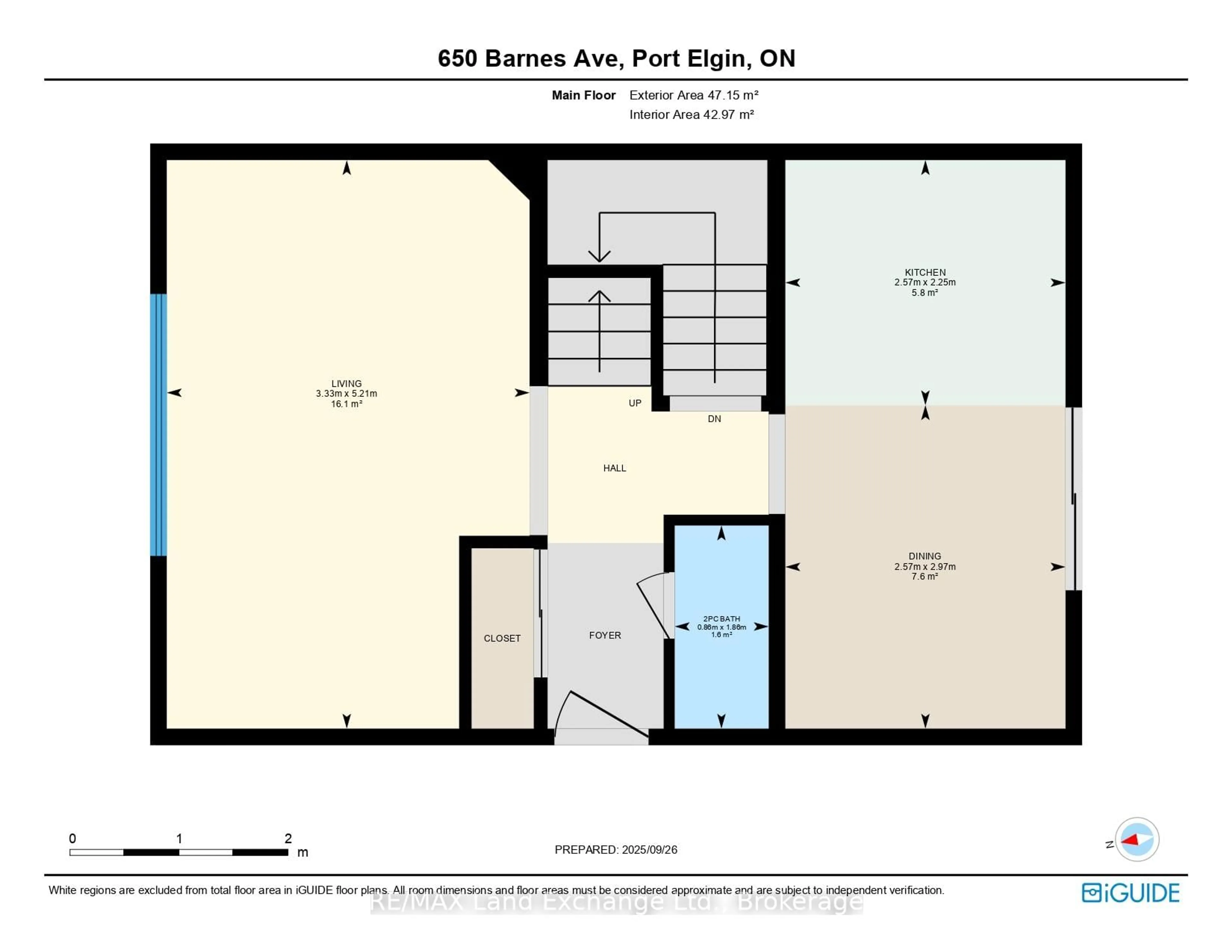 Floor plan for 650 Barnes Ave, Saugeen Shores Ontario N0H 2C1