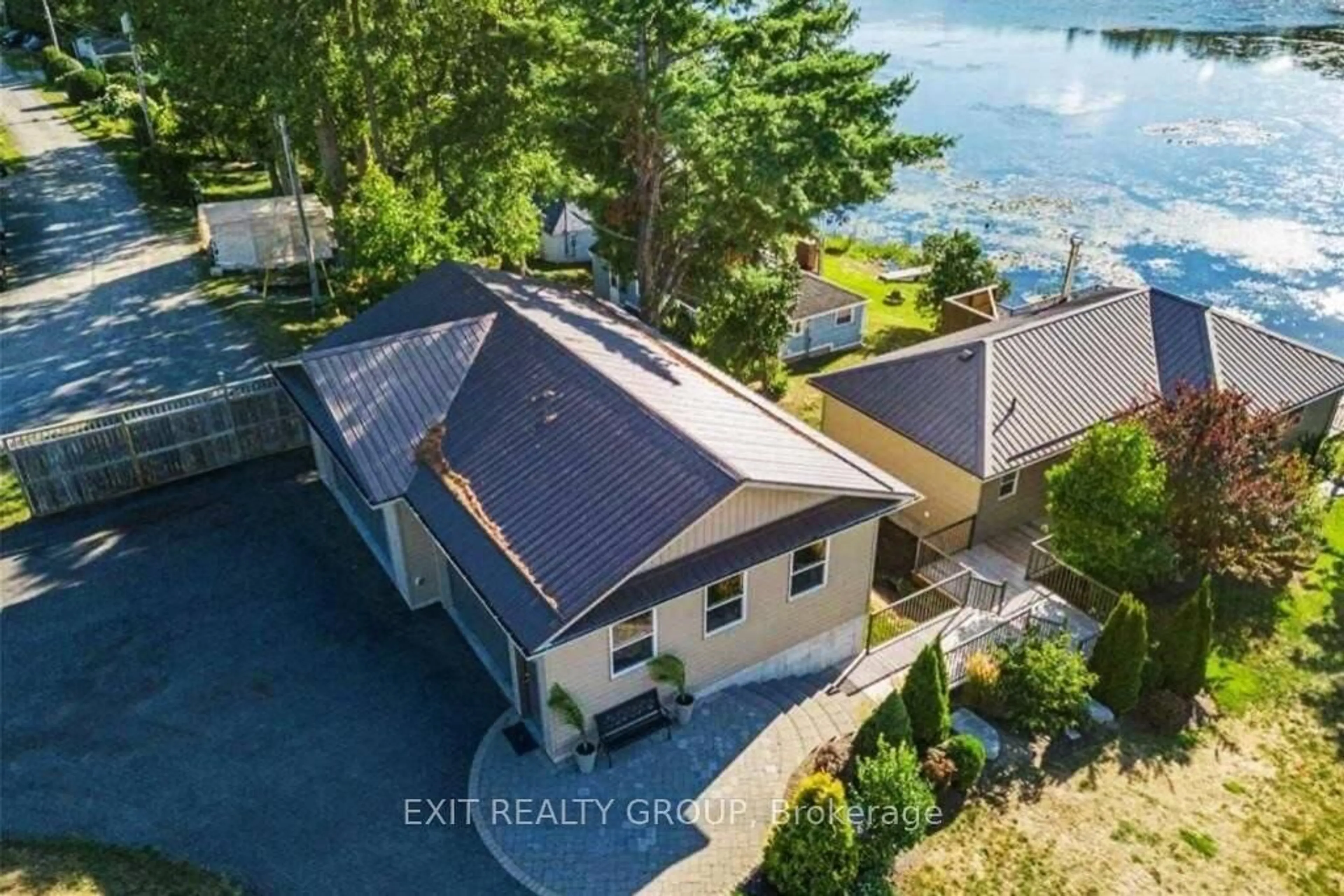 A pic from outside/outdoor area/front of a property/back of a property/a pic from drone, water/lake/river/ocean view for 1531 Foxboro Stirling Rd, Stirling Ontario K0K 3E0