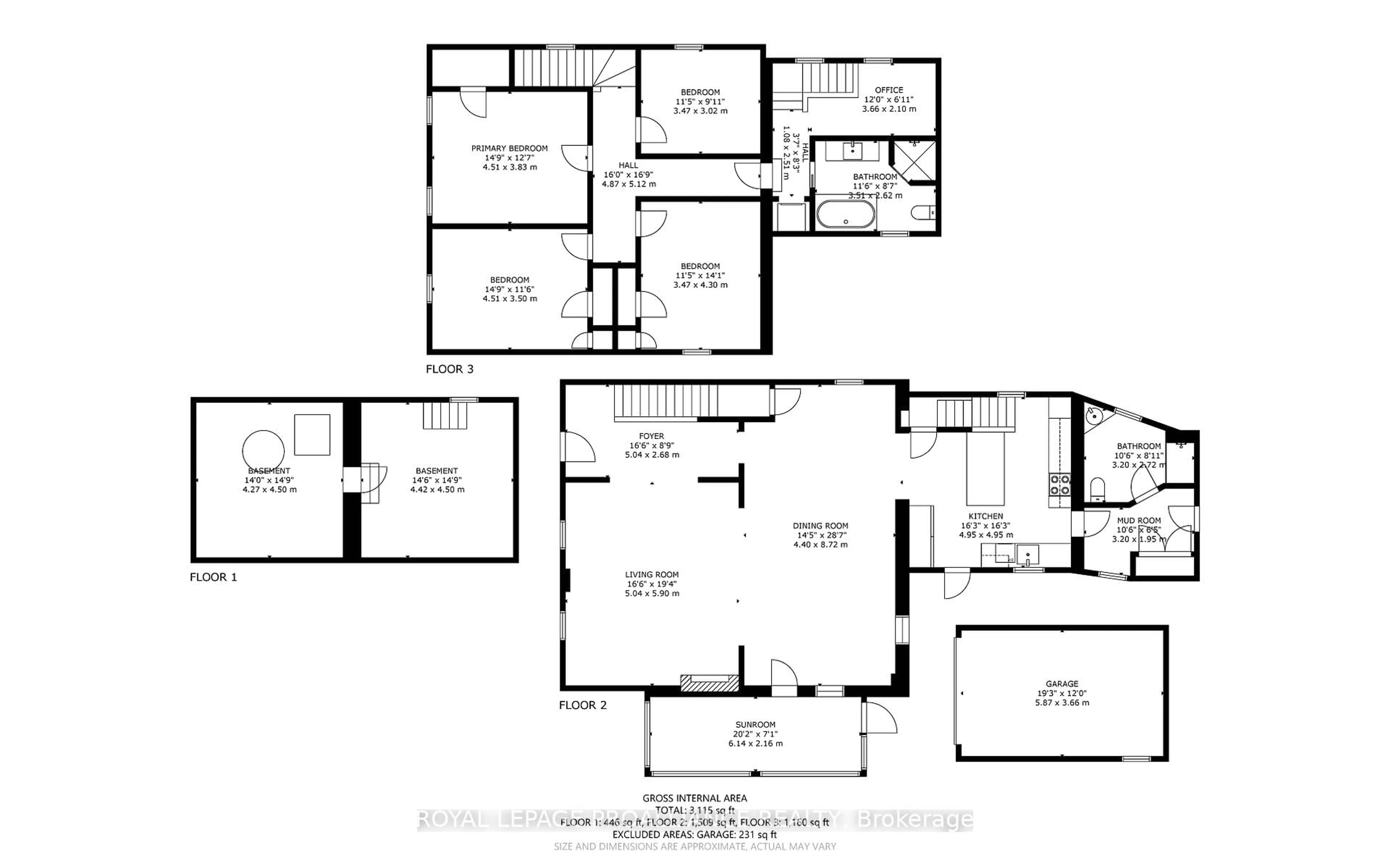 Floor plan for 7 Forin St, Belleville Ontario K8N 2H5