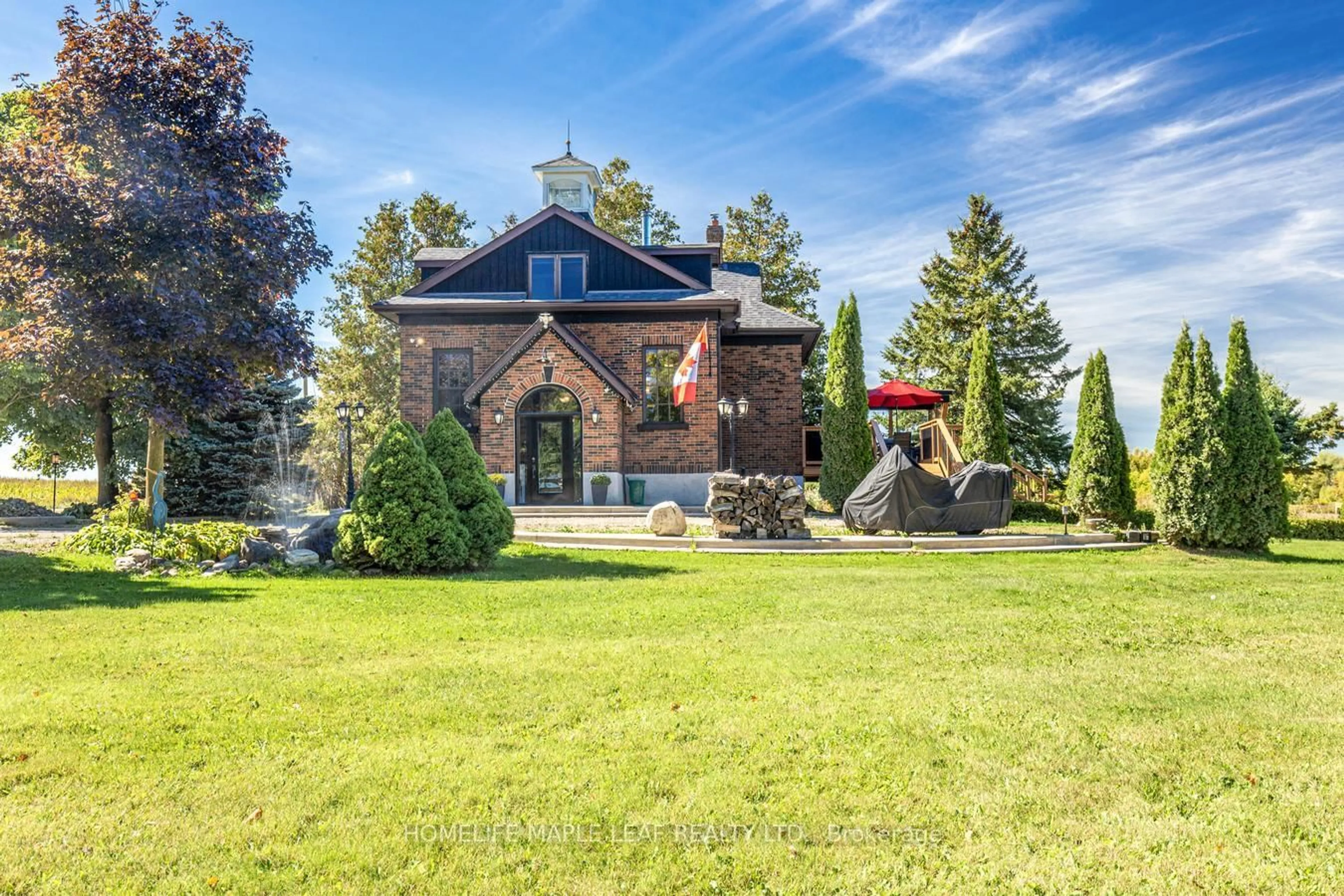 Home with brick exterior material, mountain view for 244337 5 Side Rd, Amaranth Ontario L9W 0W3