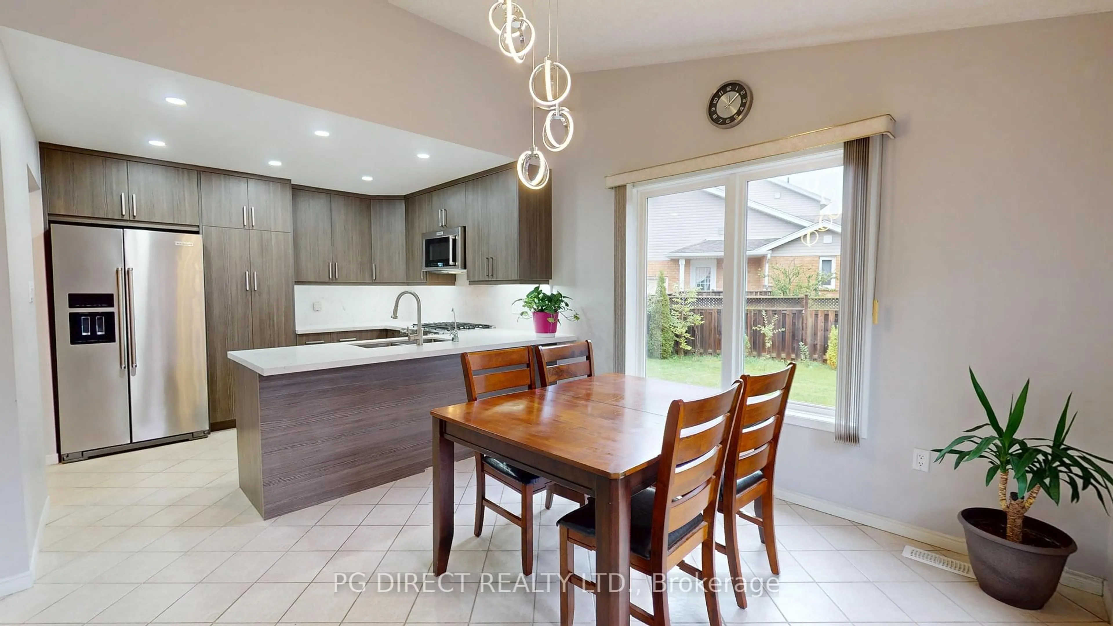 Contemporary kitchen, ceramic/tile floor for 32 Elsley Crt, Guelph Ontario N1C 1C8