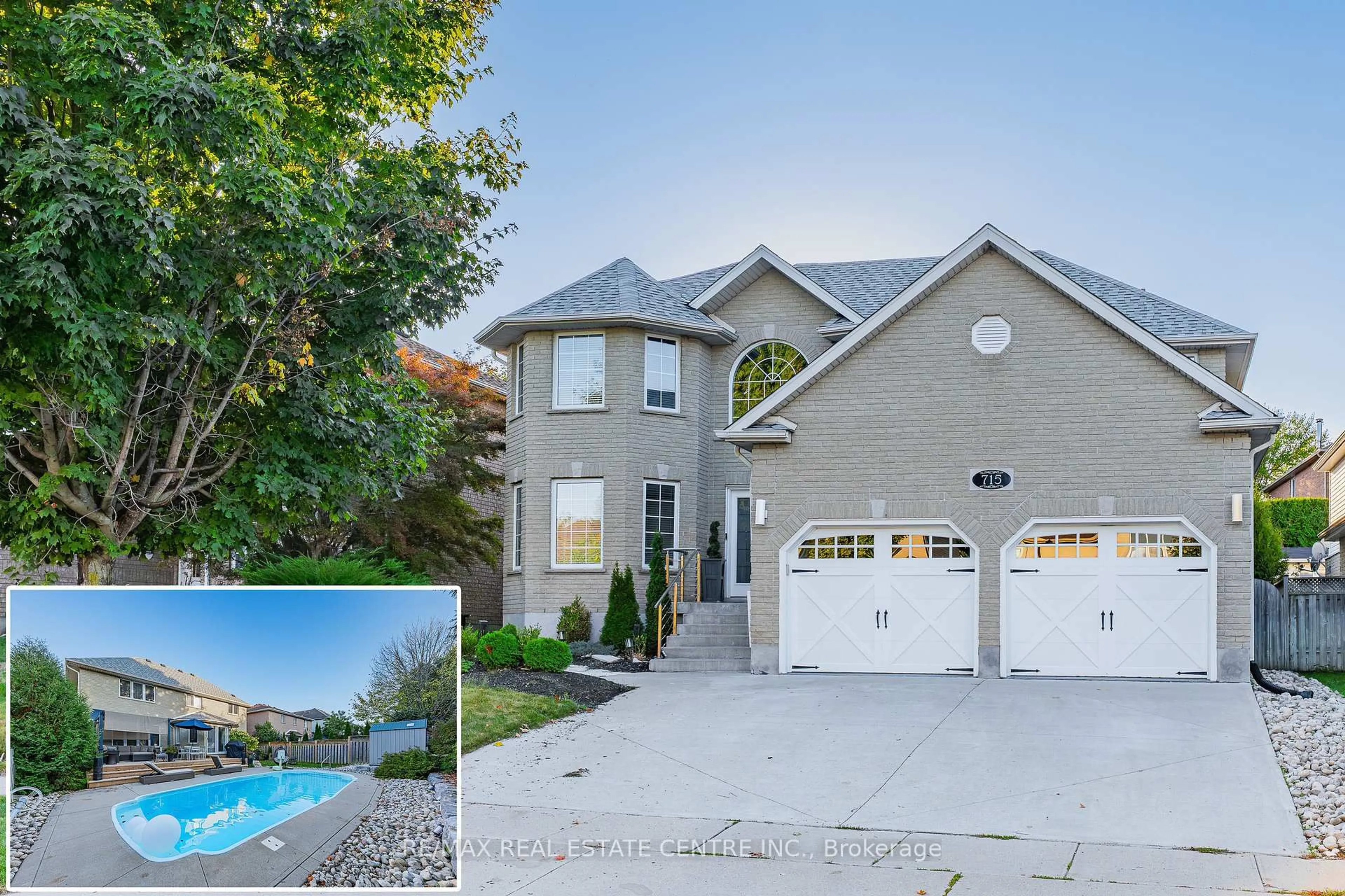 A pic from outside/outdoor area/front of a property/back of a property/a pic from drone, street for 715 BURNETT Ave, Cambridge Ontario N1T 1P1