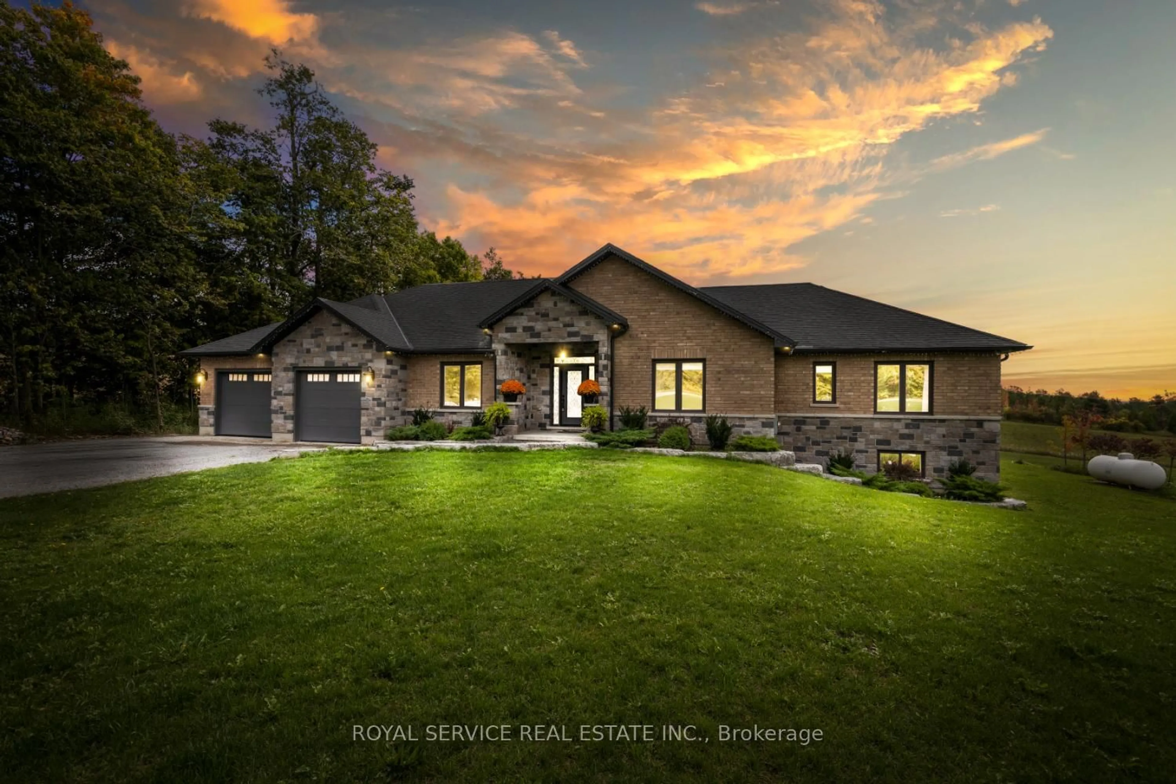 Home with brick exterior material, unknown for 381 Sharpe Line, Cavan Monaghan Ontario L0A 1C0