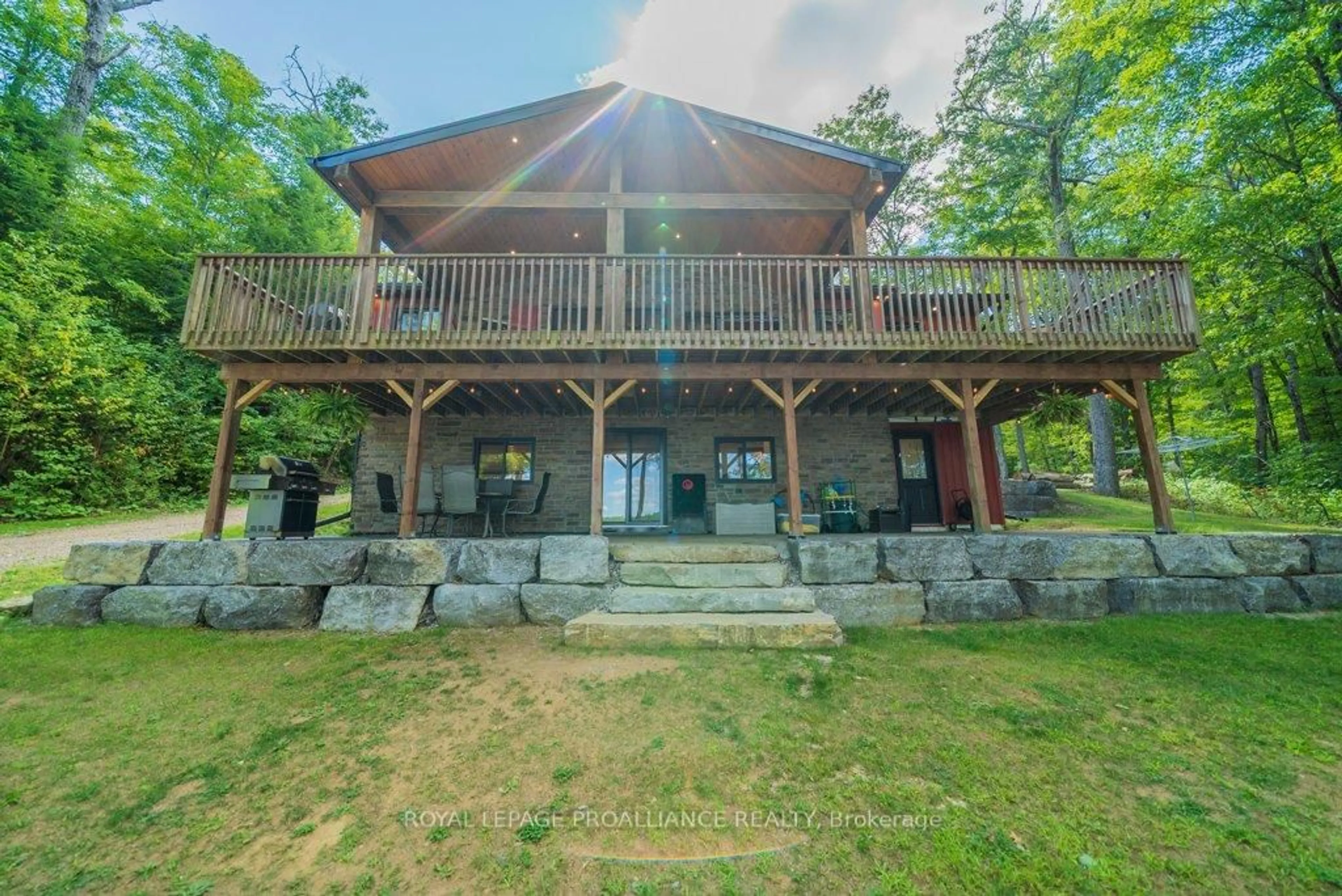 A pic from outside/outdoor area/front of a property/back of a property/a pic from drone, unknown for 1202 Rocky Lane, Cloyne Ontario K0H 1K0