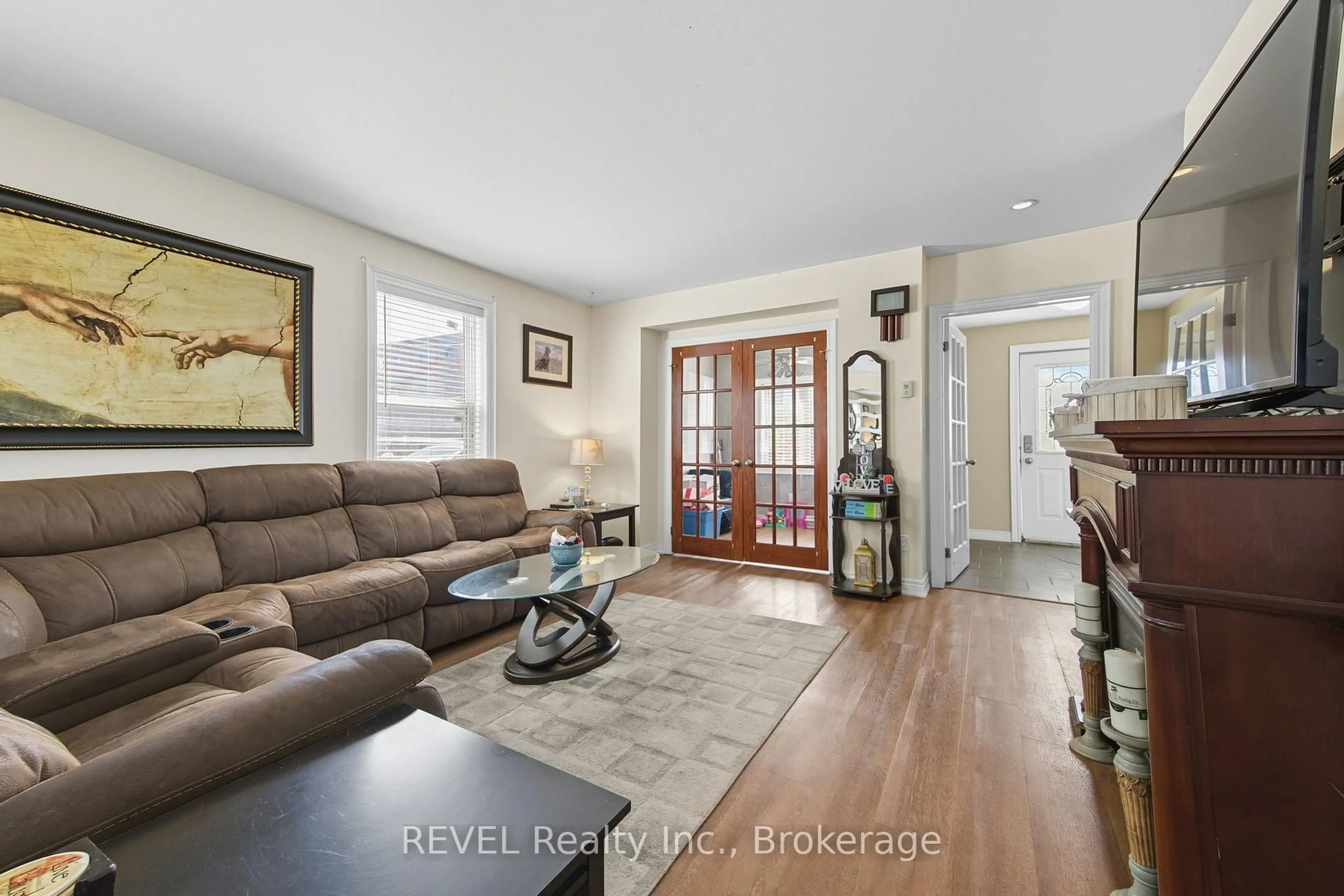 Living room with furniture, unknown for 72 & 74 Merritt St, St. Catharines Ontario L2T 1J5