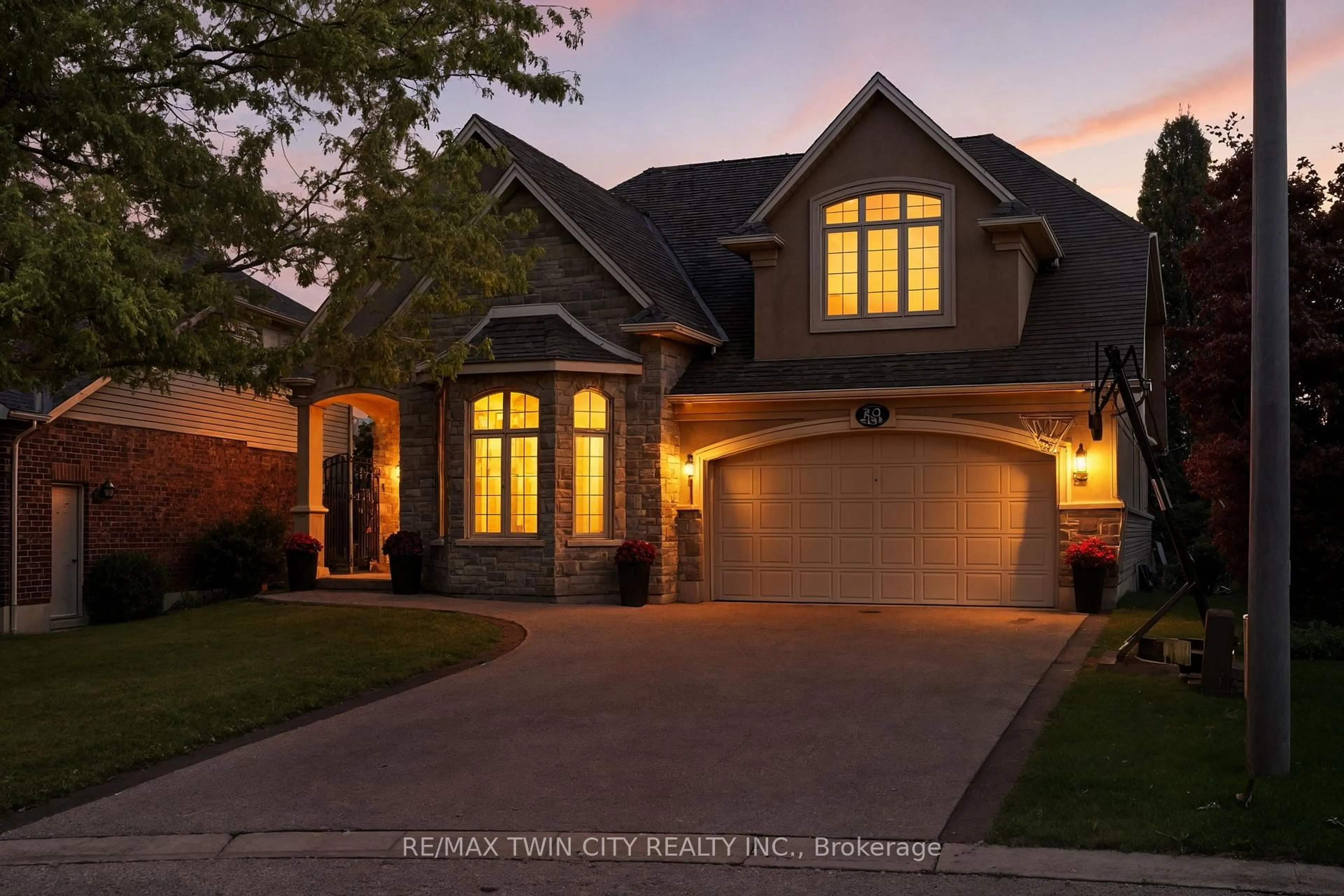 Home with brick exterior material, street for 20 Zavarella Crt, Brant Ontario N3L 4H3