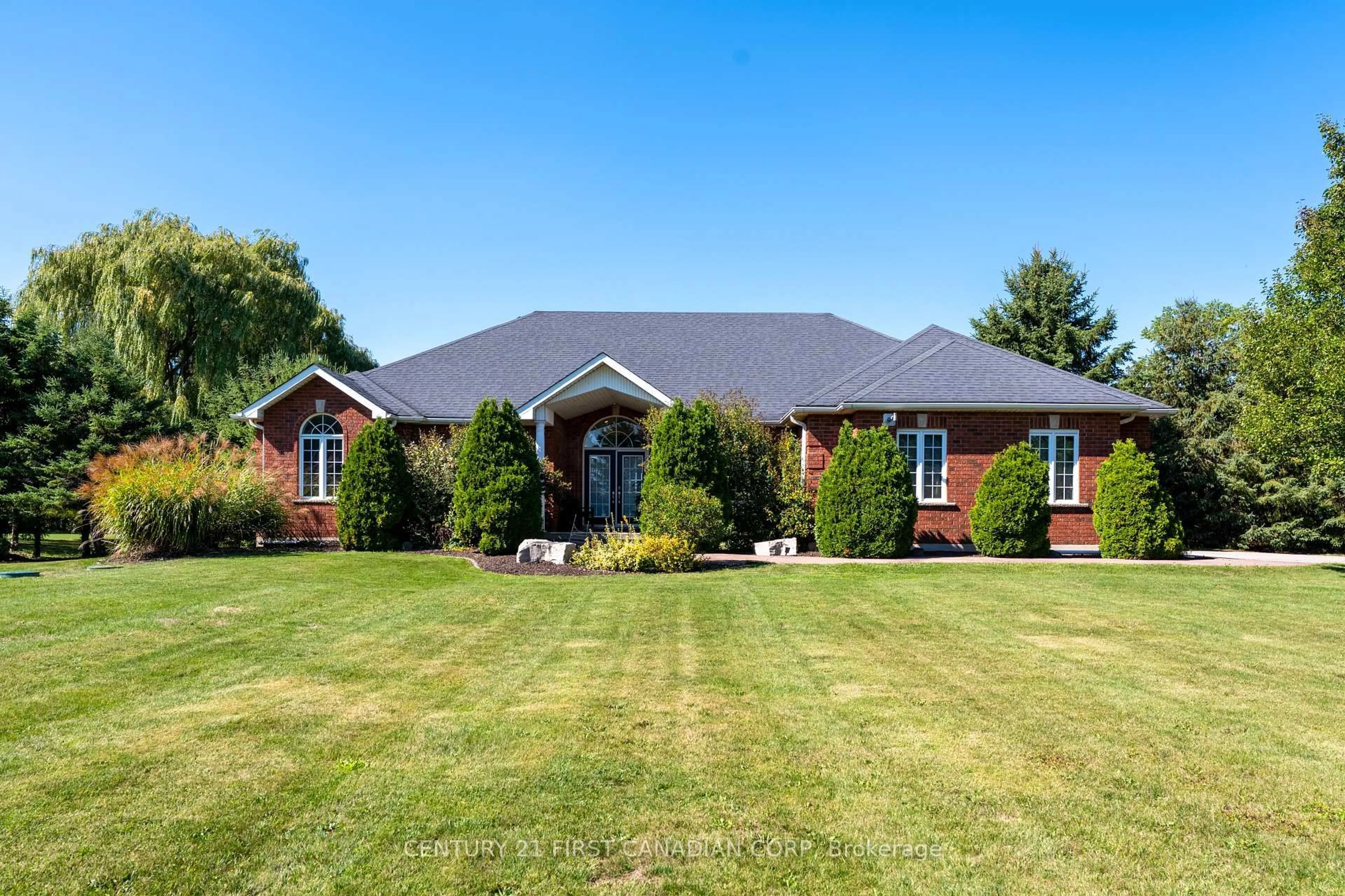 Home with brick exterior material, street for 325 Brant County 18 Rd, Brant Ontario N3S 0H4