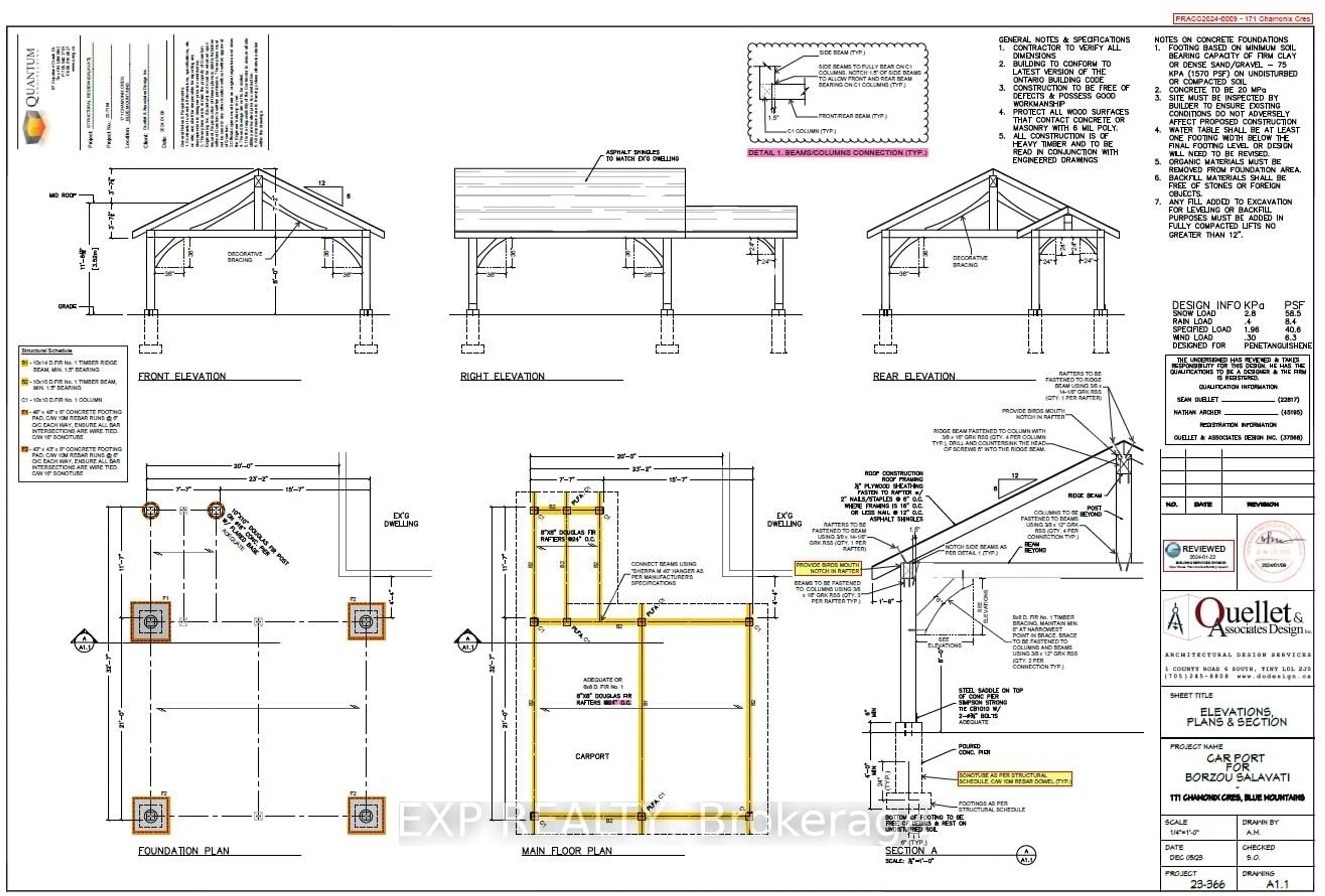 Floor plan for 171 Chamonix Cres, Blue Mountains Ontario L9Y 0S7