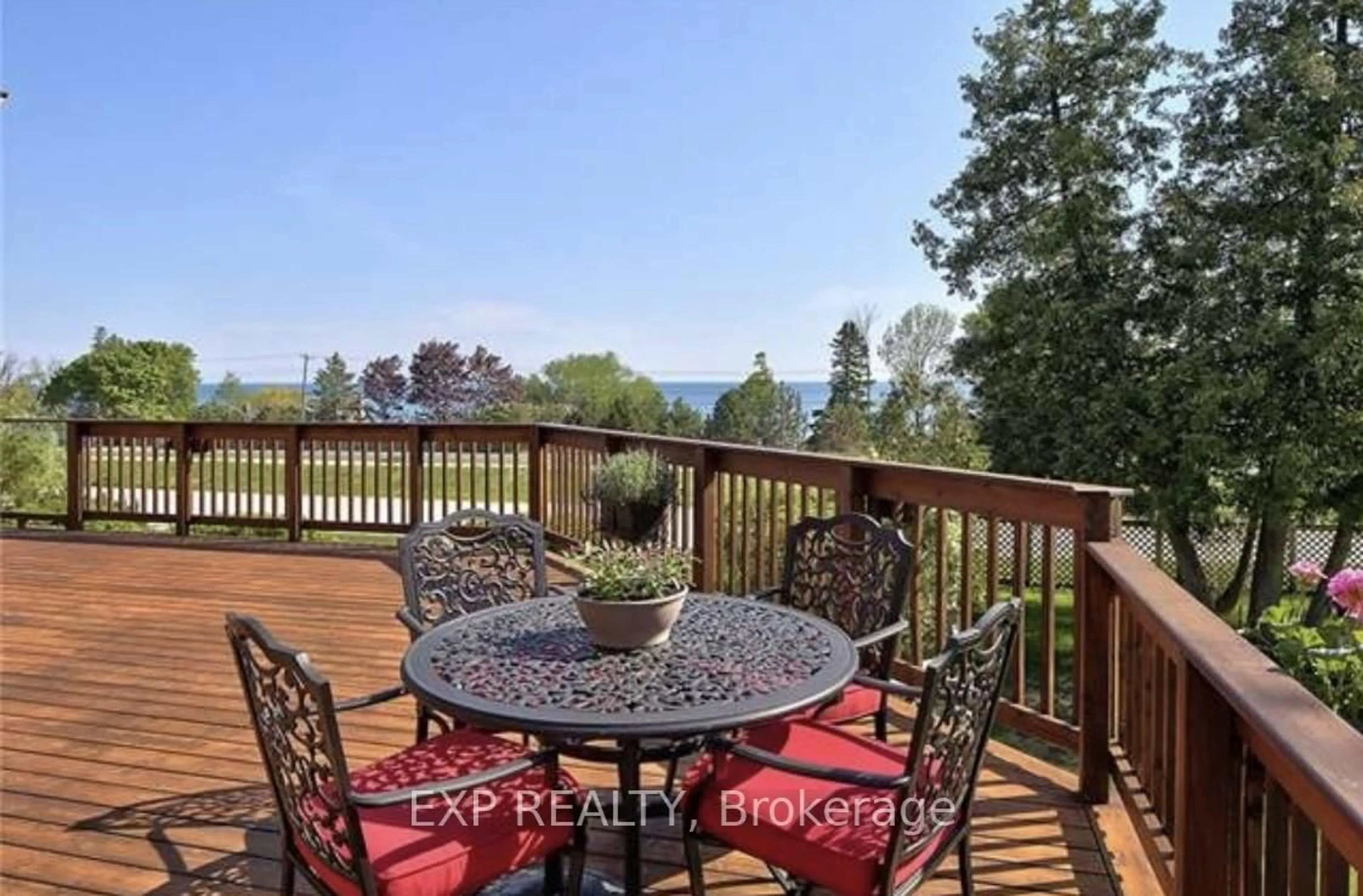 Patio, water/lake/river/ocean view for 171 Chamonix Cres, Blue Mountains Ontario L9Y 0S7