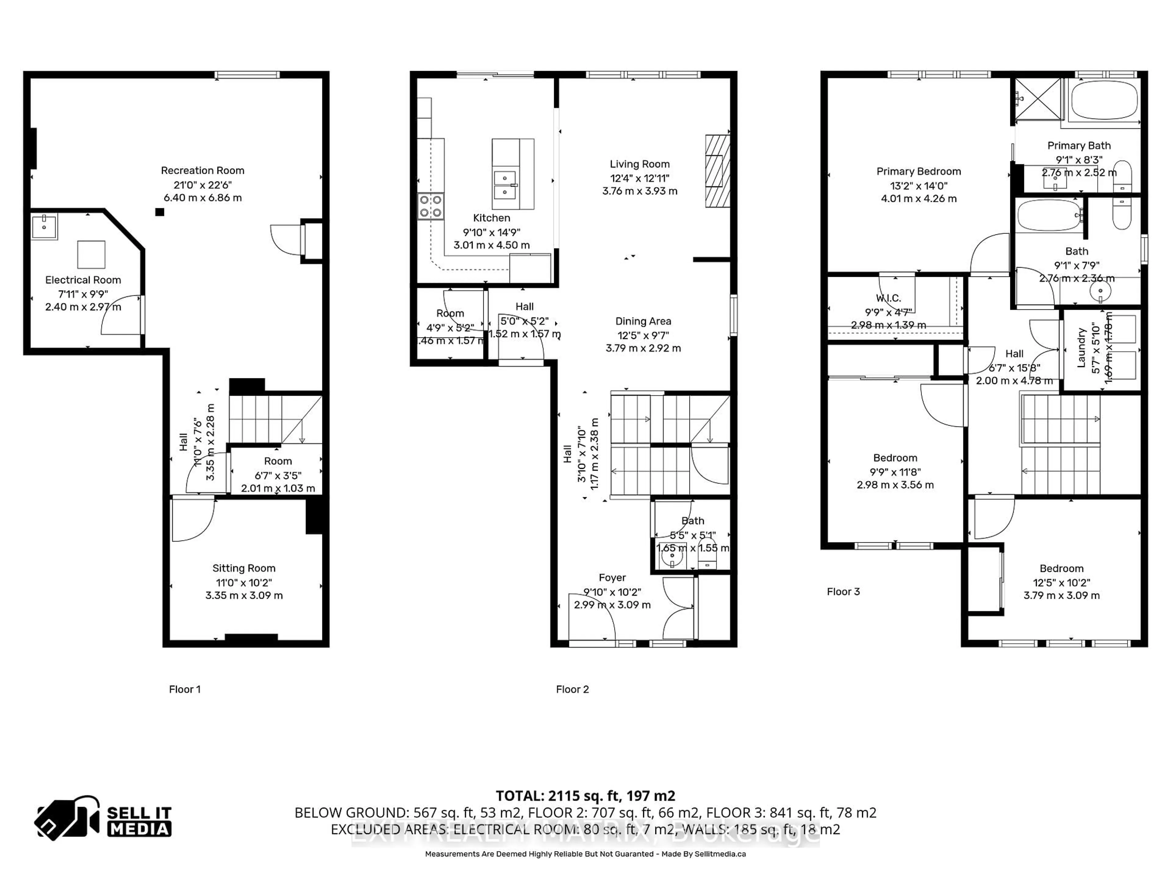 Floor plan for 700 Magnolia St, Ottawa Ontario K4A 3W4