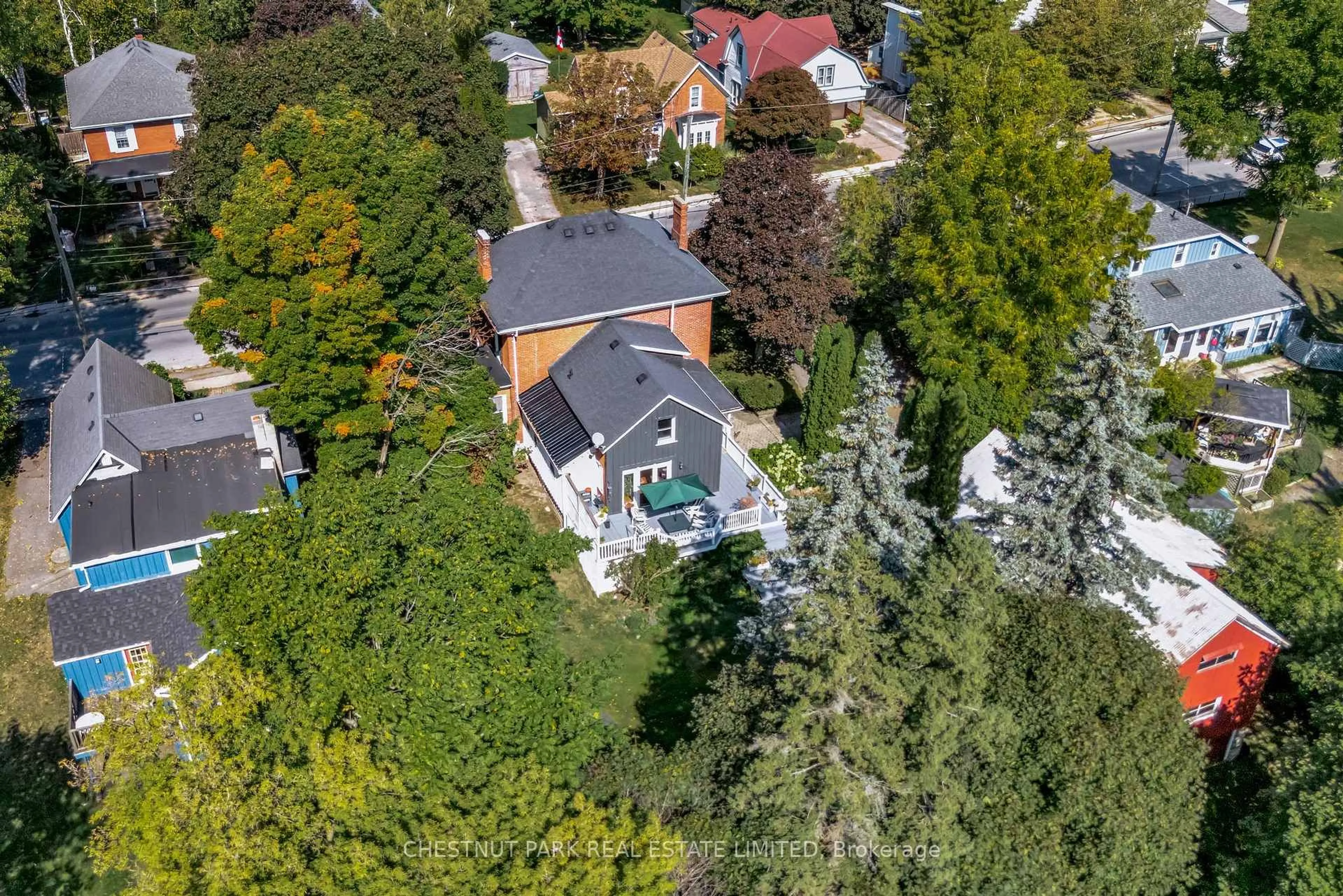 A pic from outside/outdoor area/front of a property/back of a property/a pic from drone, street for 341 Main St, Prince Edward County Ontario K0K 1G0