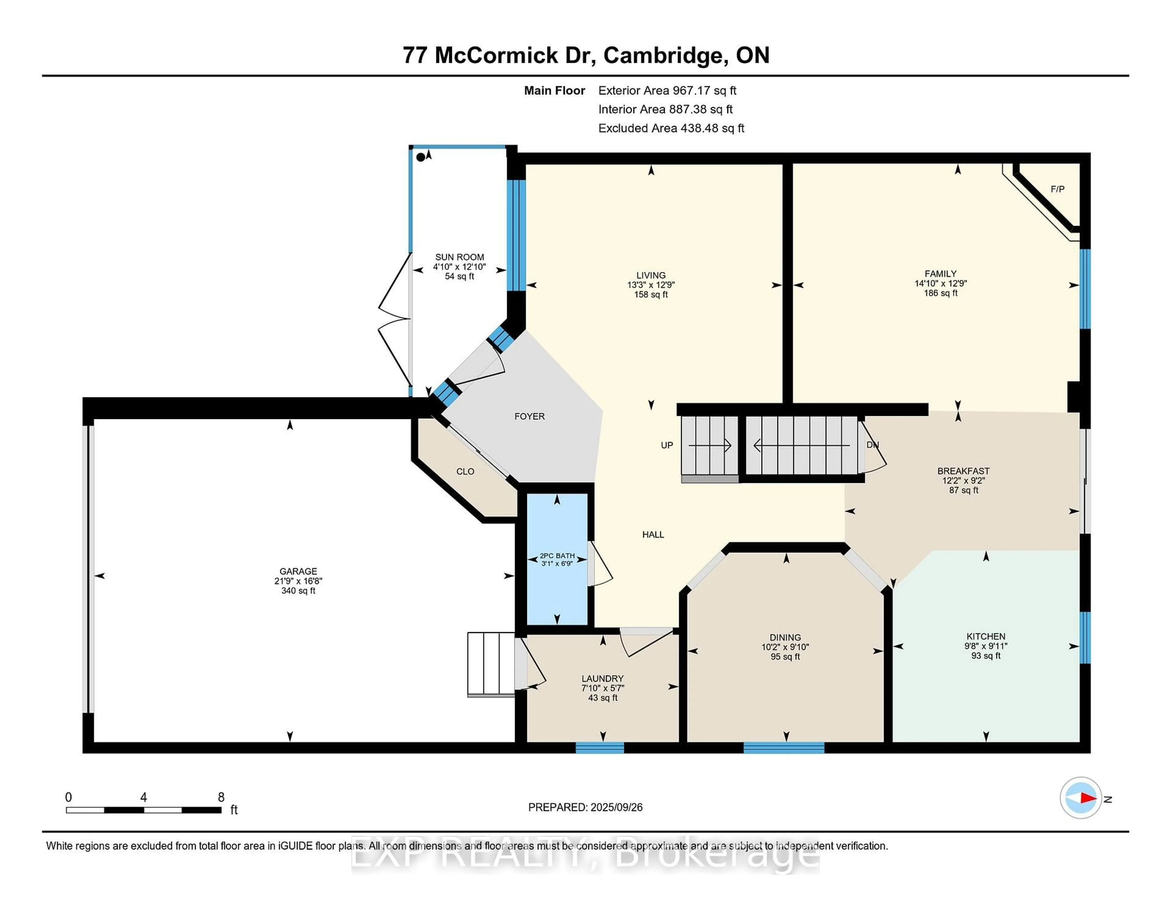 Floor plan for 77 MCCORMICK Dr, Cambridge Ontario N3C 4E1