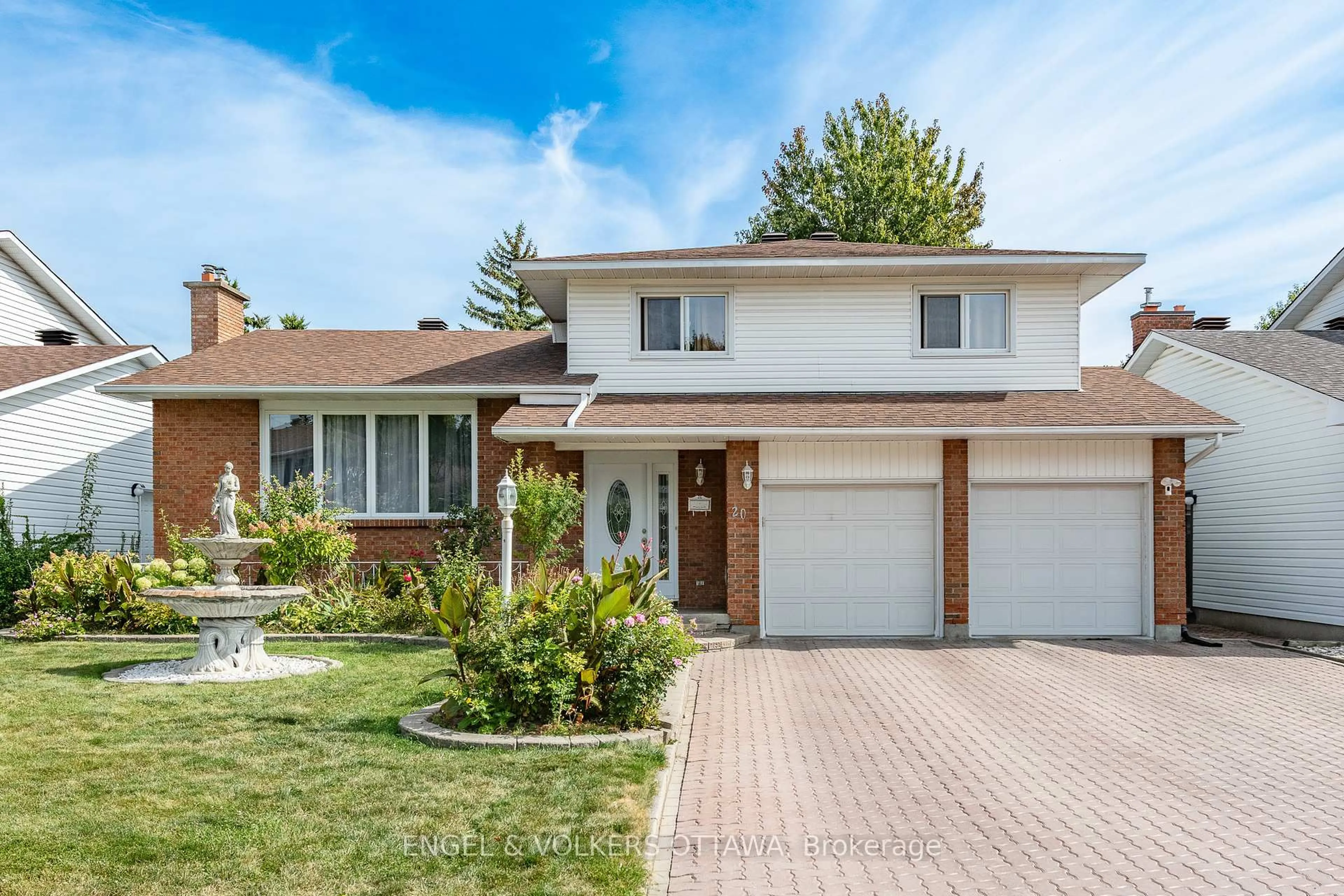 Home with brick exterior material, street for 20 Falk Ave, Barrhaven Ontario K2J 1L1