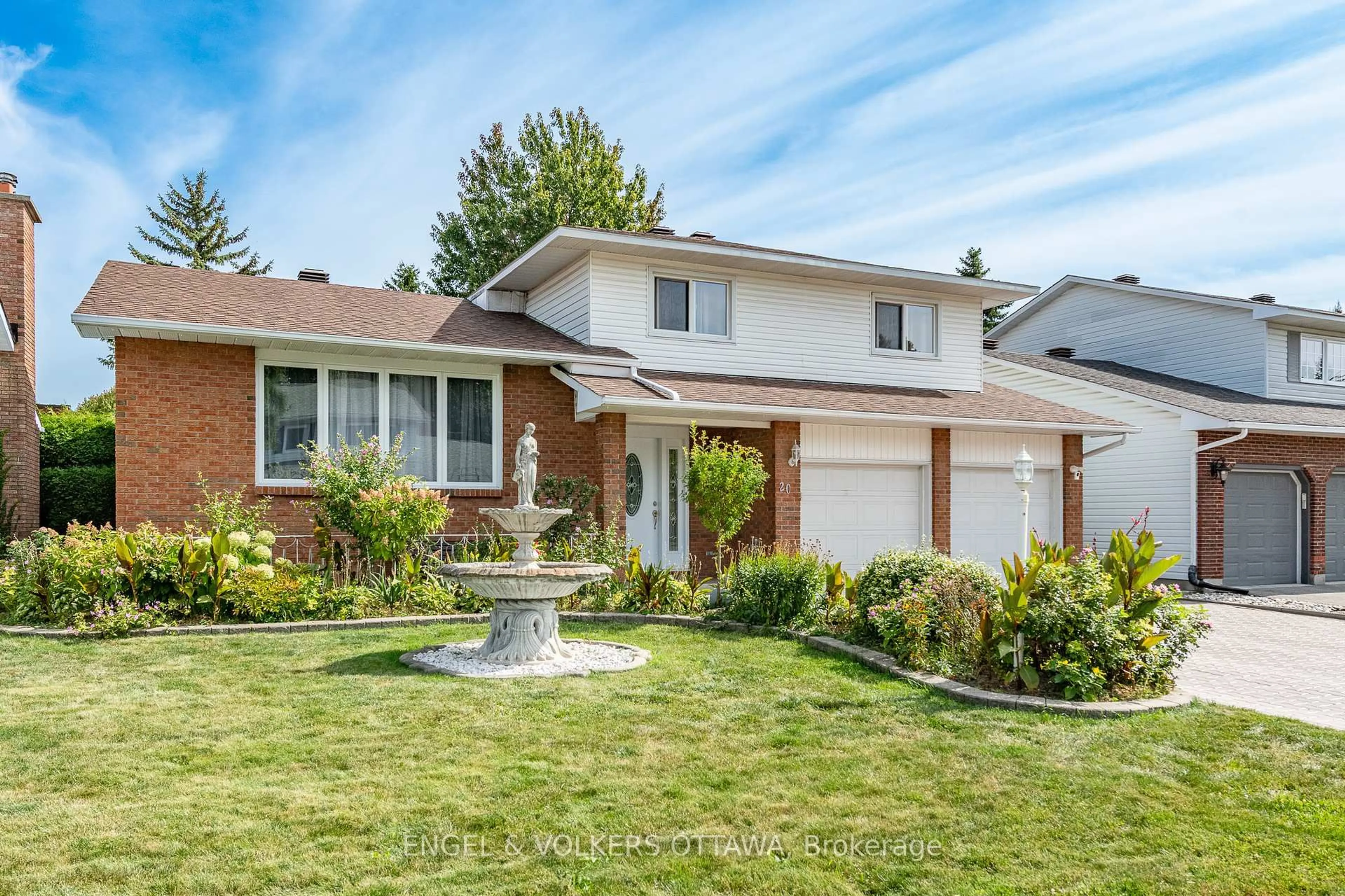 Home with brick exterior material, street for 20 Falk Ave, Barrhaven Ontario K2J 1L1