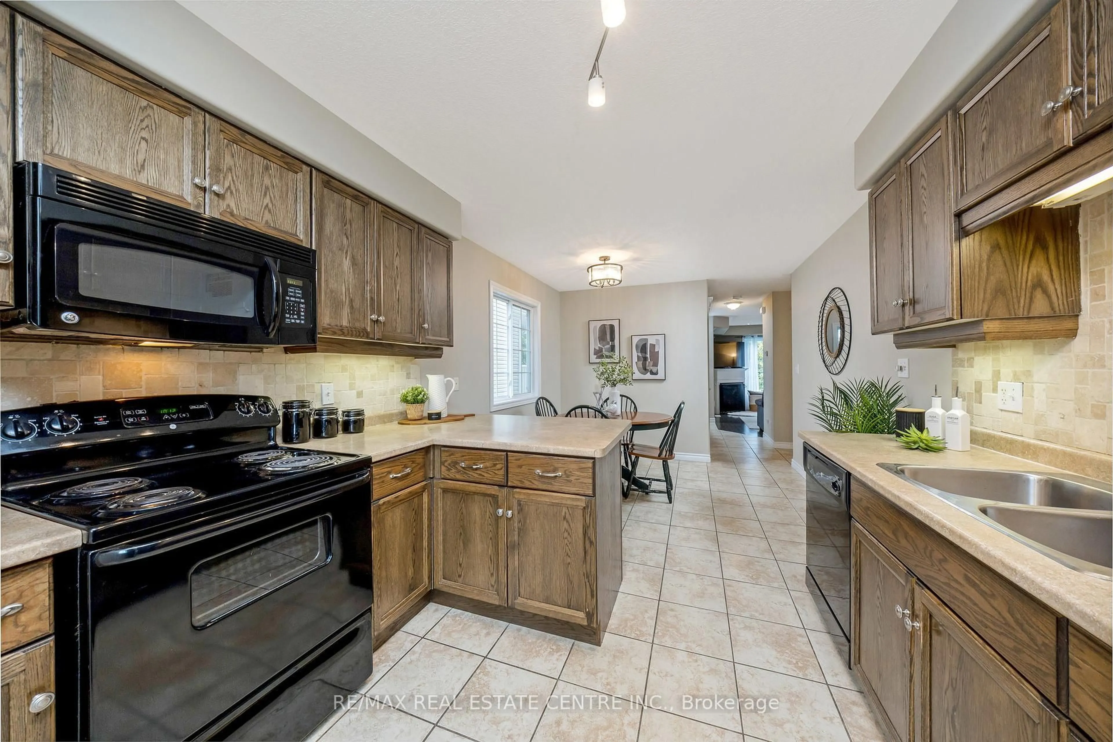 Open concept kitchen, ceramic/tile floor for 153 Carters Lane, Guelph/Eramosa Ontario N0B 2K0