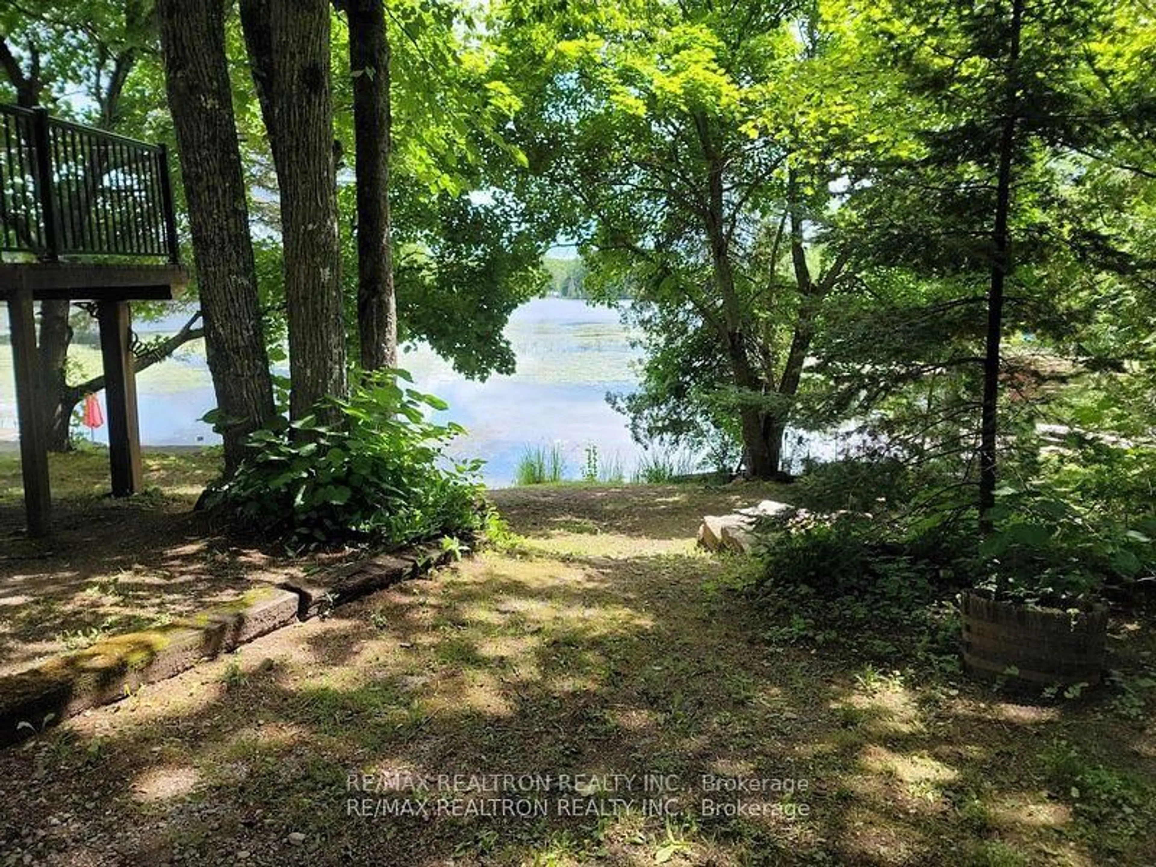 A pic from outside/outdoor area/front of a property/back of a property/a pic from drone, water/lake/river/ocean view for 103 Peninsula Dr, Trent Lakes Ontario K0M 1A0